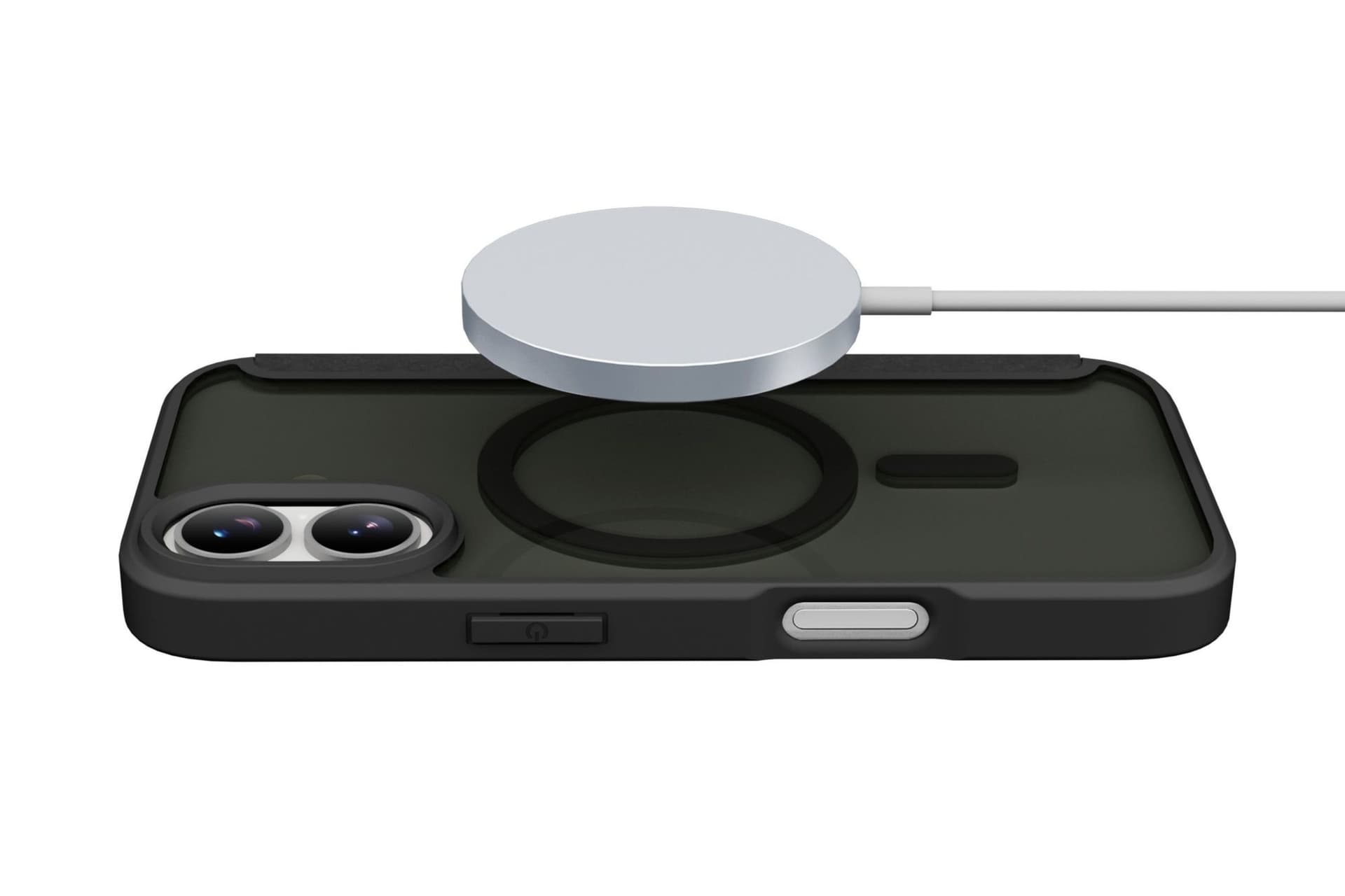 custodia a libro iphone 17 nera con porta carte di credito magsafe - 3