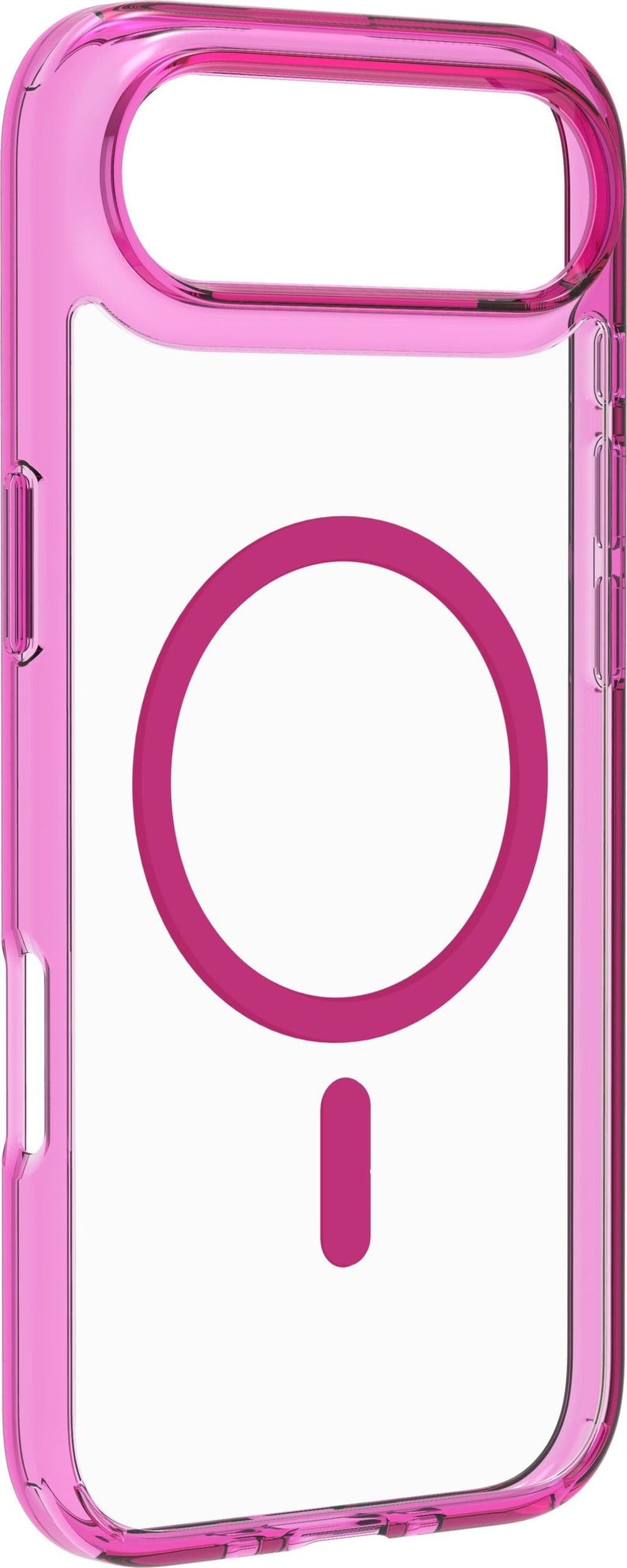 cover iphone 17 AIR rosa -trasparente magsafe - 2