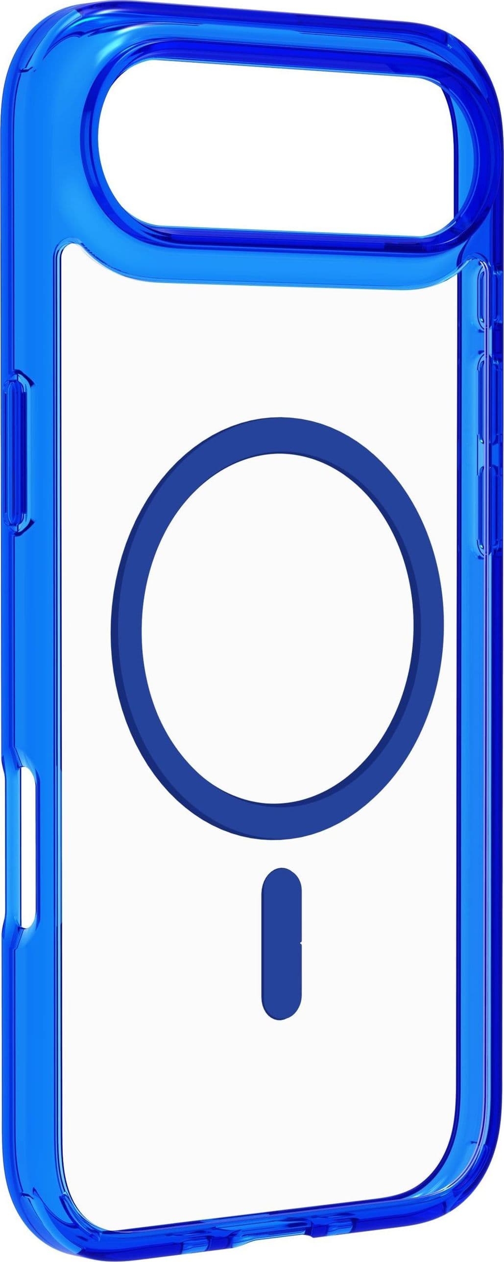 cover iphone 17 AIR blu - trasparente magsafe - 2