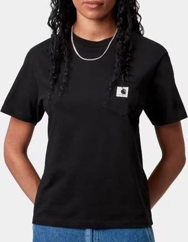 T shirt Carhartt W Pocket ss Blk - 4