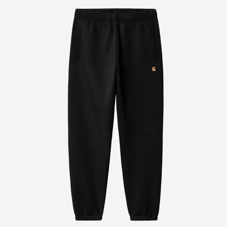 Pantalone Tuta Carhartt Chase Pant Blk Gold in Jeans Glad Store - Genova, commercioVirtuoso.it