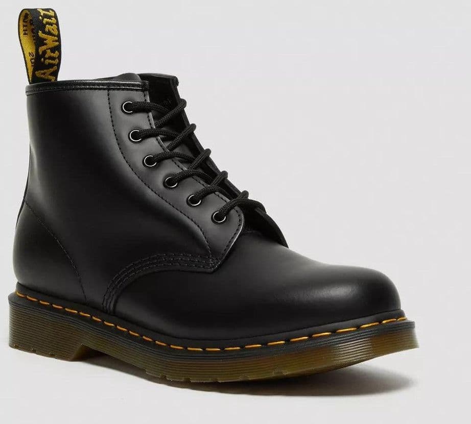 Stivali Dr Martens 101 Smooth black yellow stitch - 2