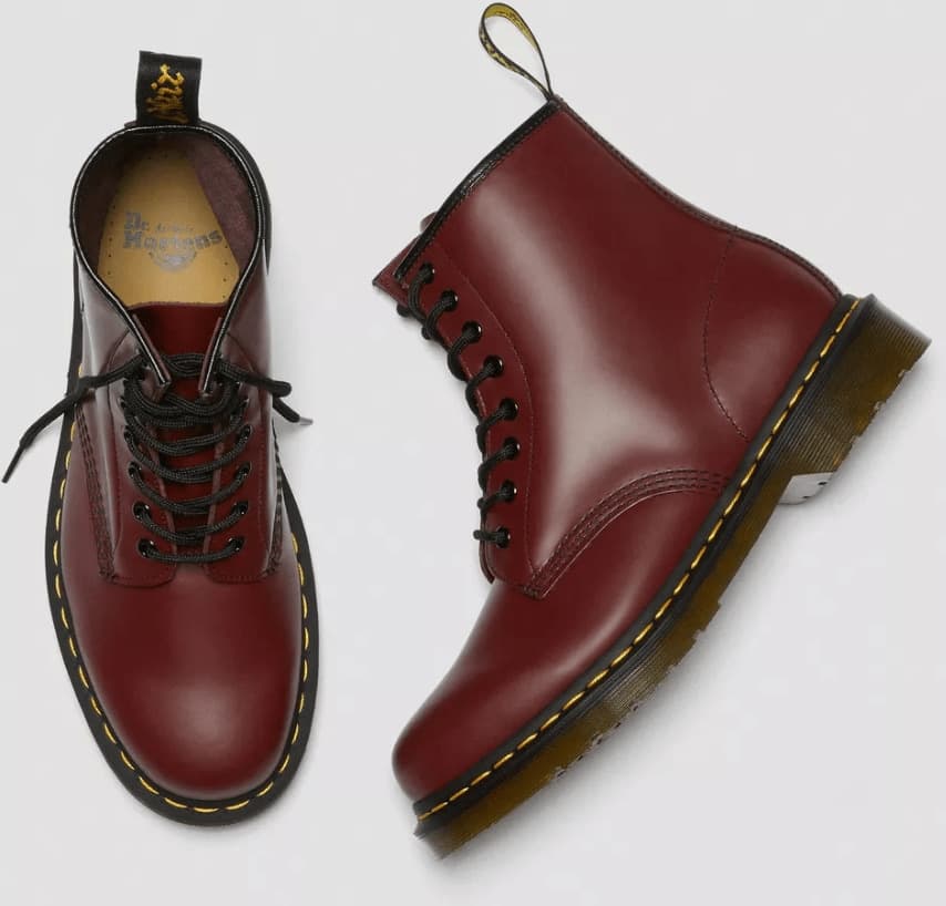 Stivali Dr Martens 1460 Cherry Red Smooth - 4