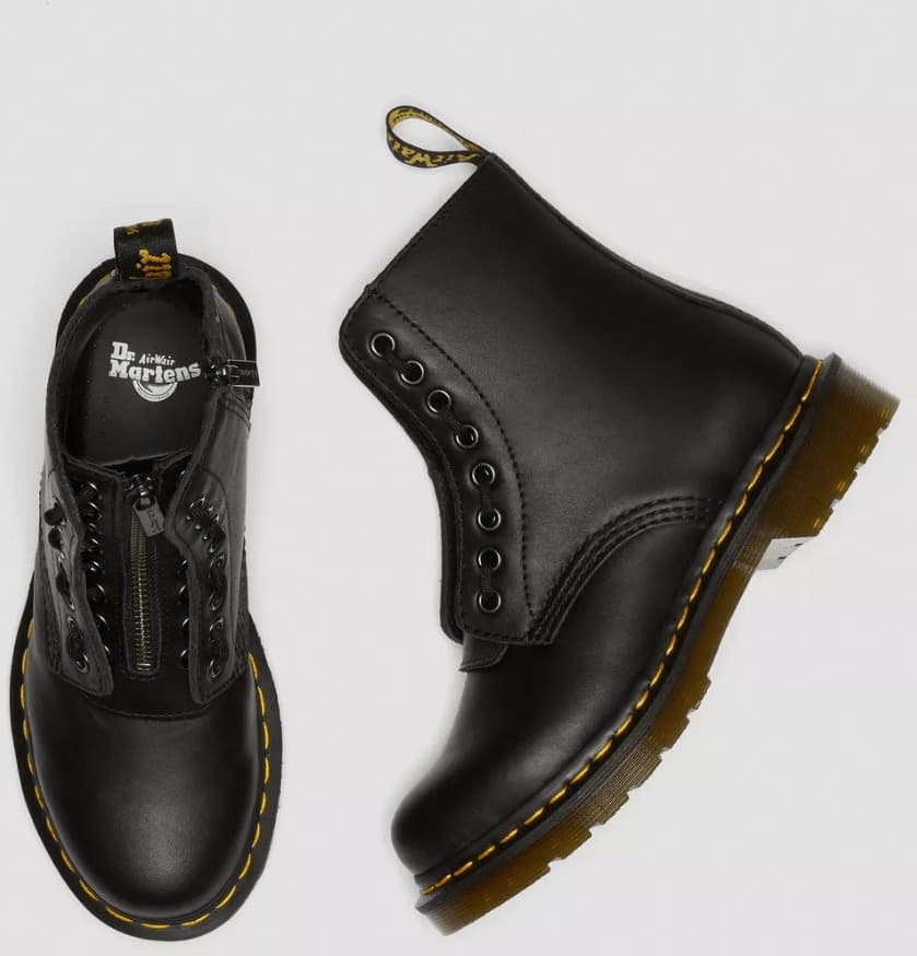 Stivali Dr Martens 1460 Pascal Front Zip Nappa black - 4