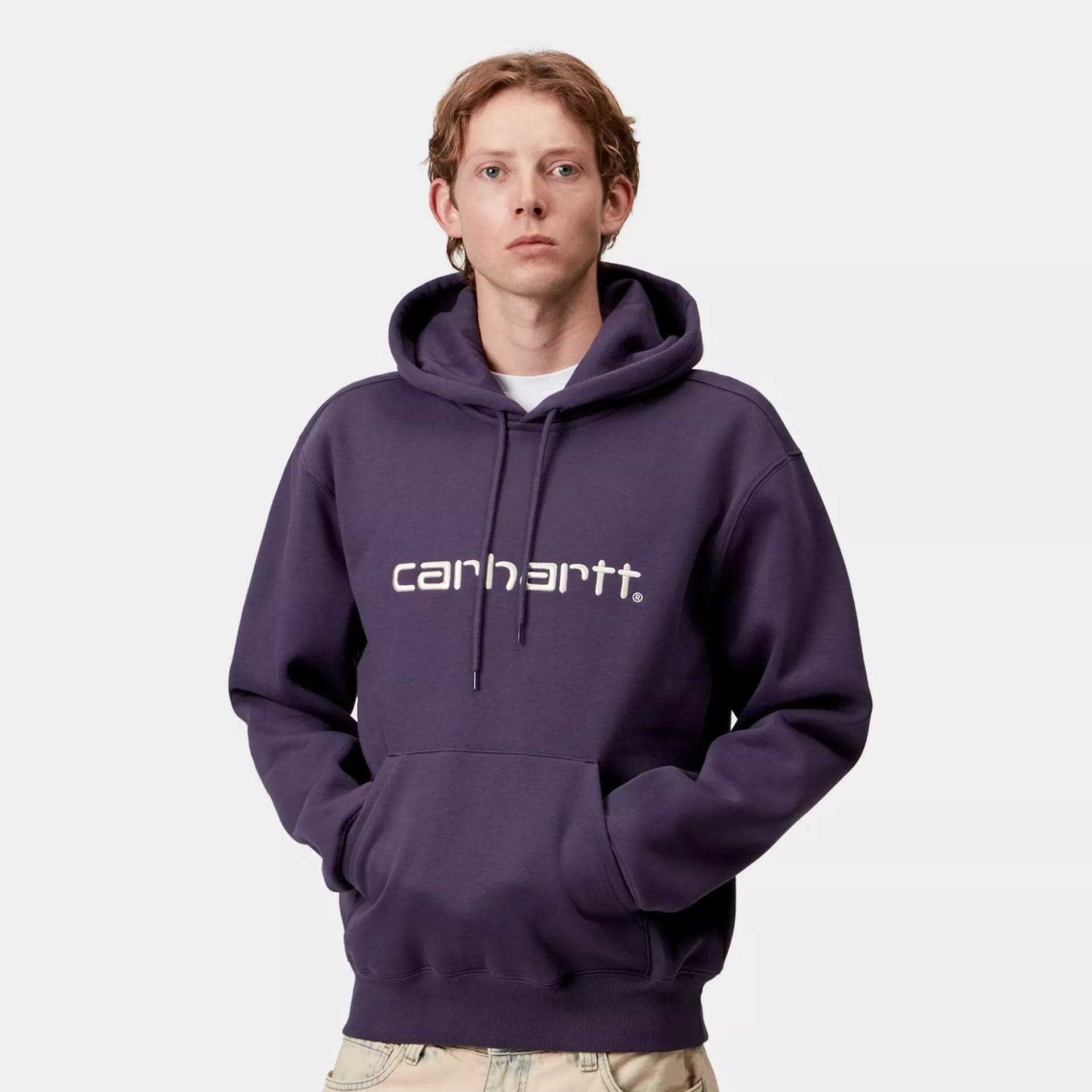 Felpa Carhartt Hood Lokers Salt - 3