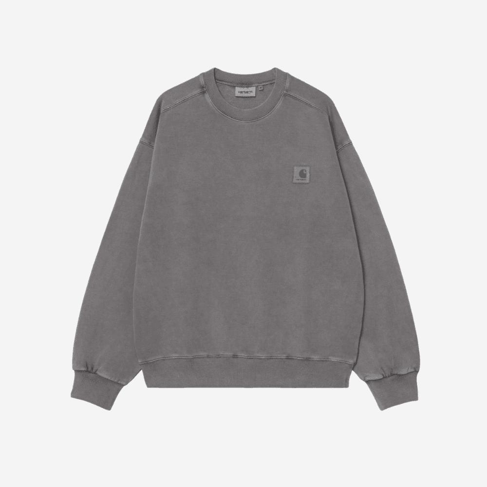 Felpa Carhartt Vista Sweat Blk Garment dyed - 5