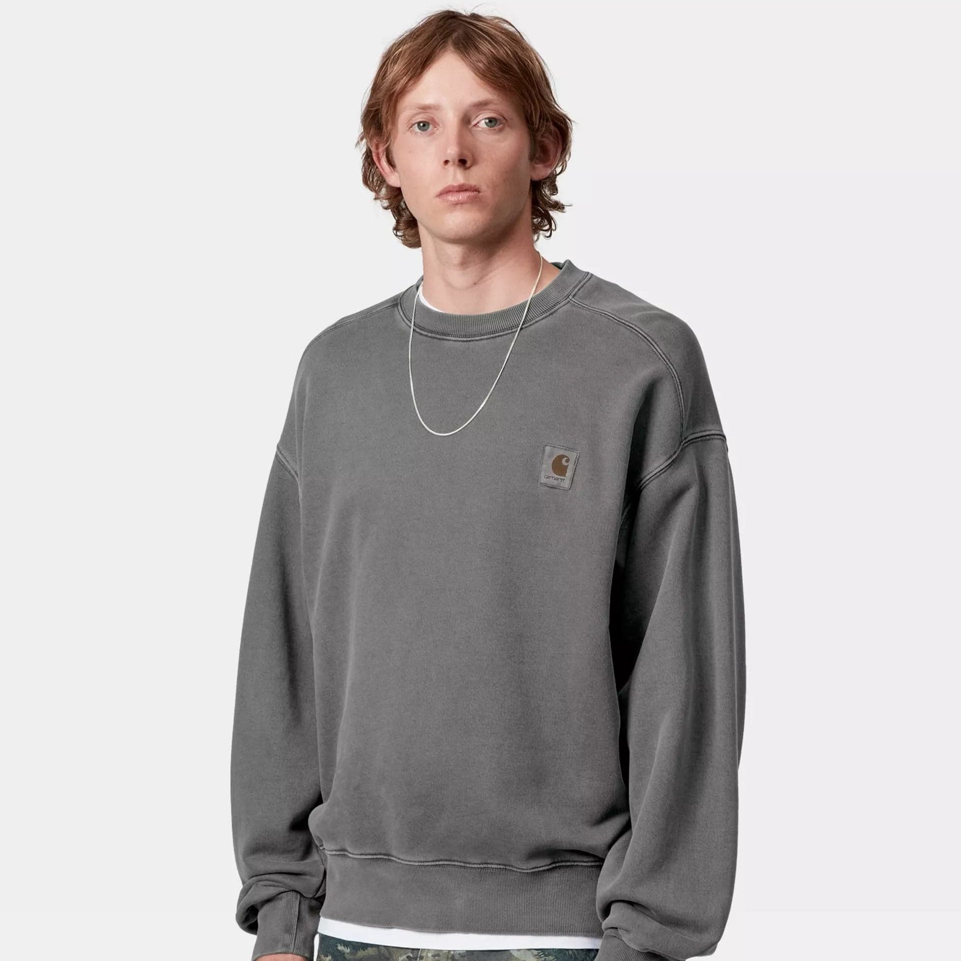 Felpa Carhartt Vista Sweat Blk Garment dyed - 3