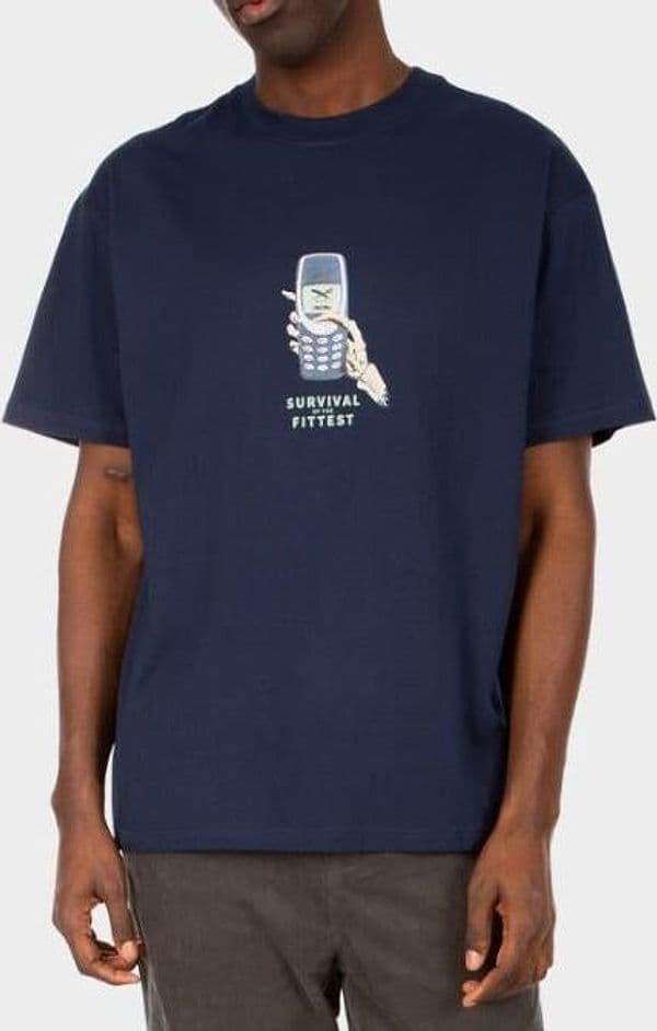 Maglietta T-shirt Iriedaily The FIttest Midnight - 3