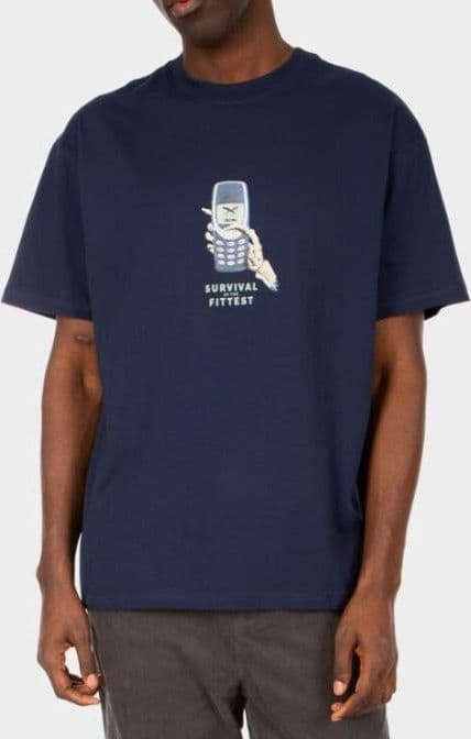 Maglietta T-shirt Iriedaily The FIttest Midnight - 3