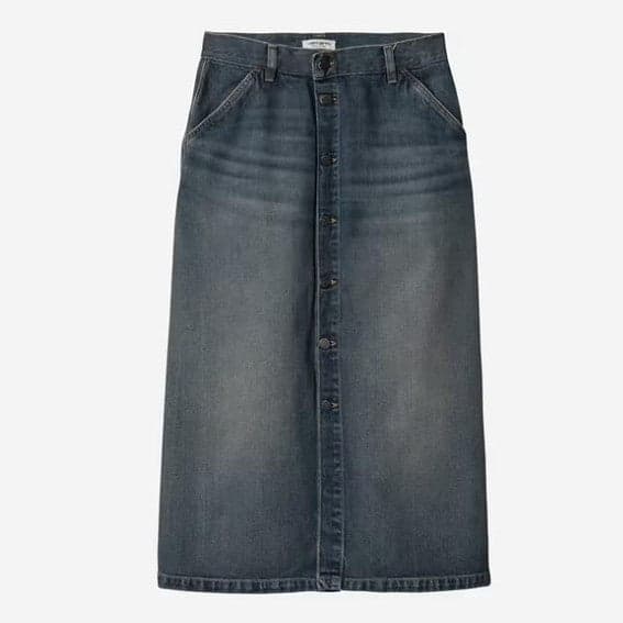 Gonna Carhartt W Marvin Blue Worn Used wash in Gonne Glad Store - Genova, commercioVirtuoso.it
