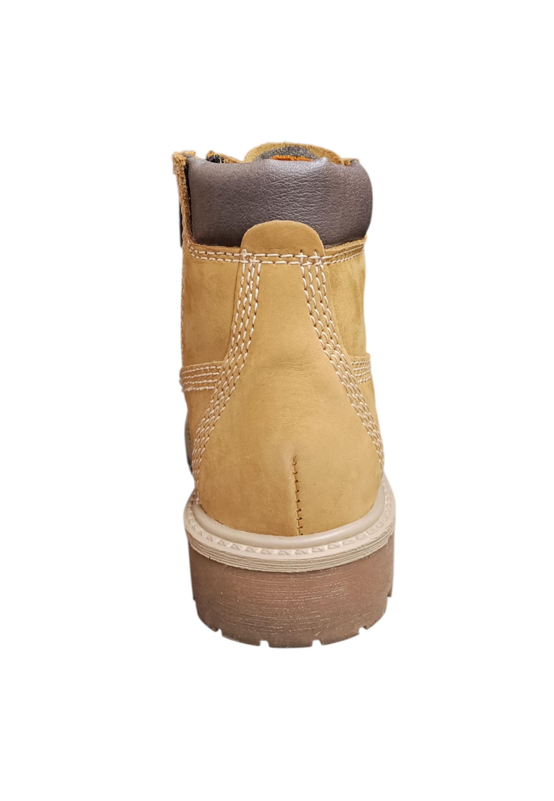 Boscaiolo bambino Shooterino Basic camel marrone pelle lacci casual style in Ballerine Scarpetteria Gica - Trani, commercioVirtuoso.it