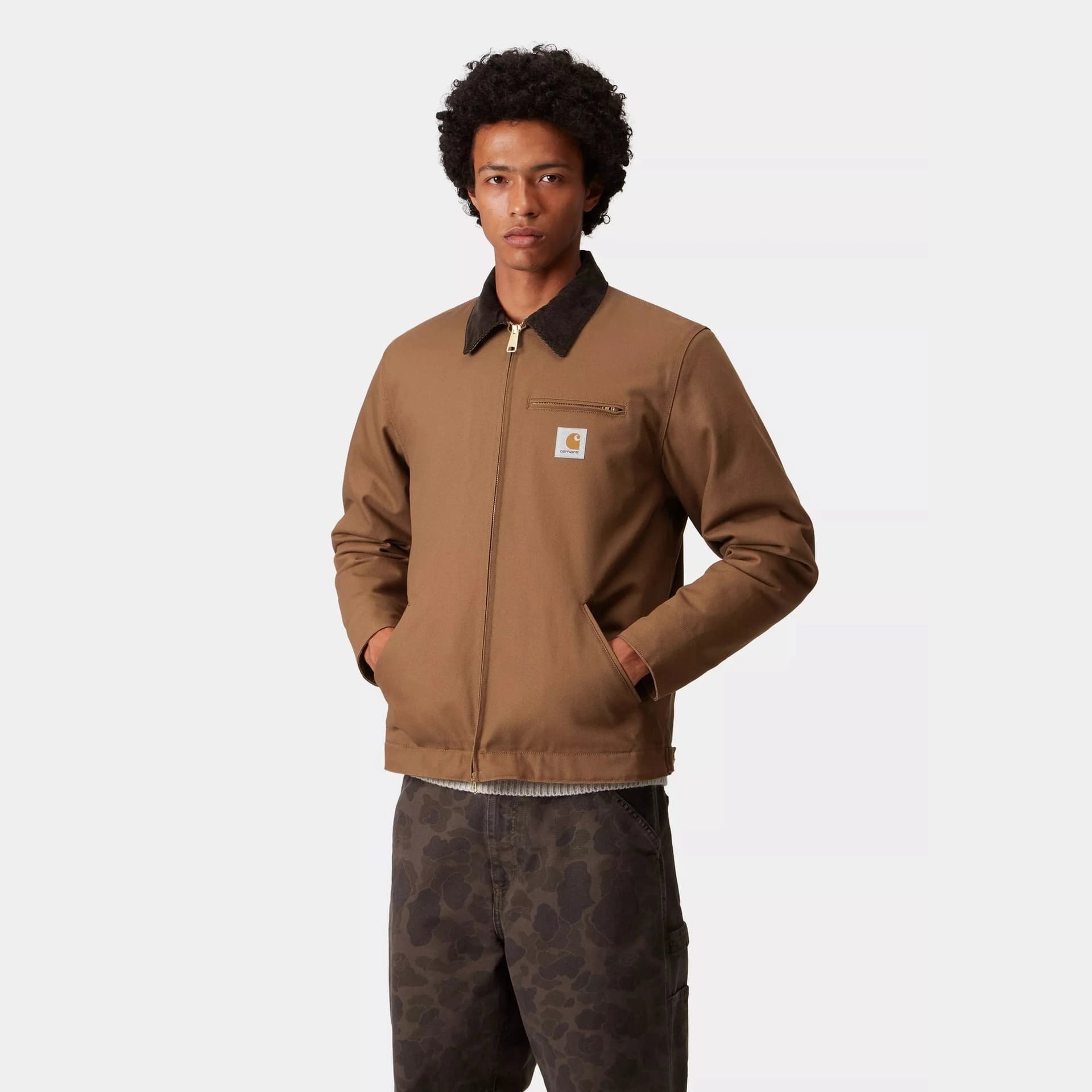 Giacca Carhartt Detroit Hamilton Brown Winter - 5