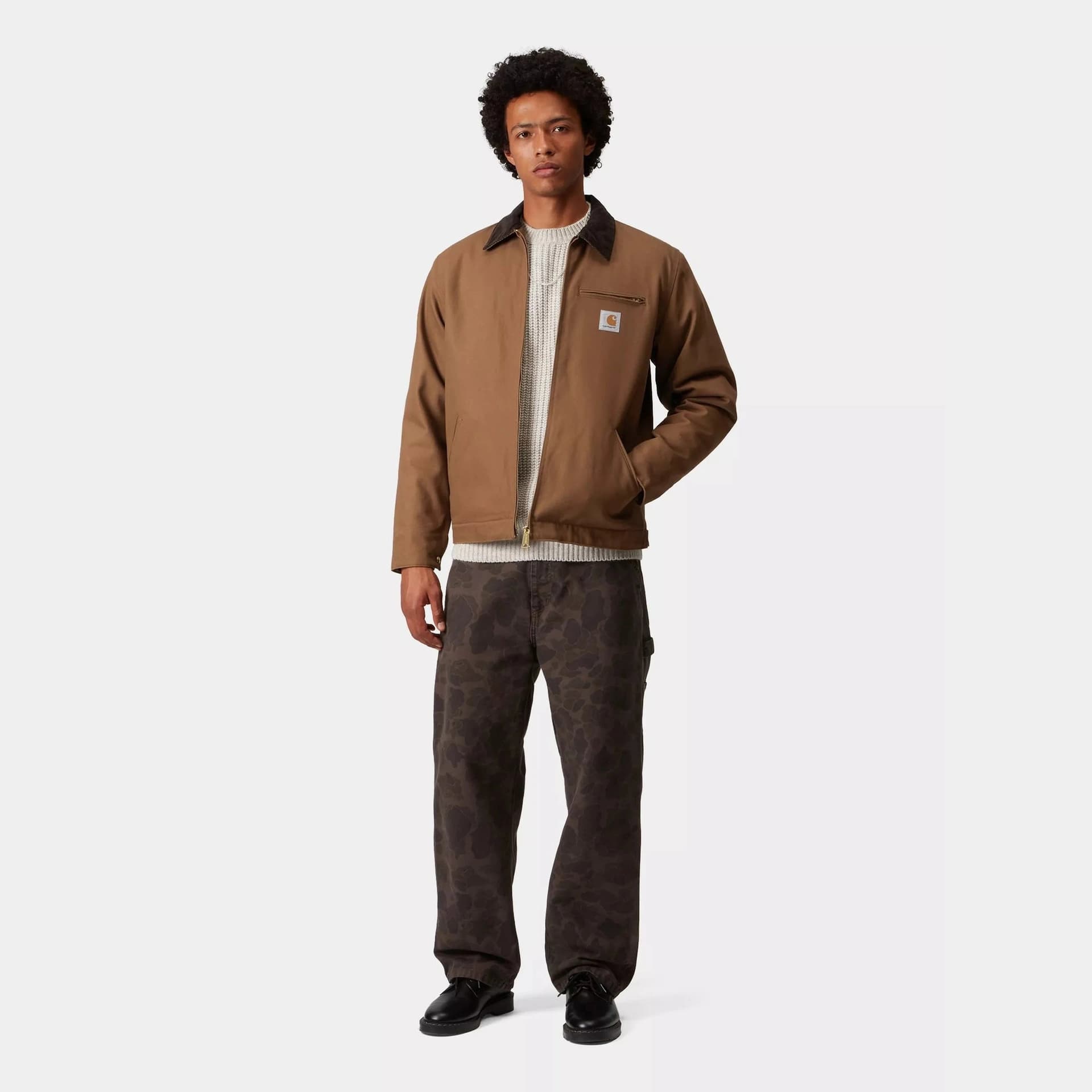 Giacca Carhartt Detroit Hamilton Brown Winter - 6