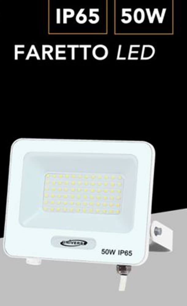 FARO PROIETTORE SMD LED FLOODLIGHT 50 W SLIM IP65 LUCE 3000K 4000K 6500K EK05-50W - 9