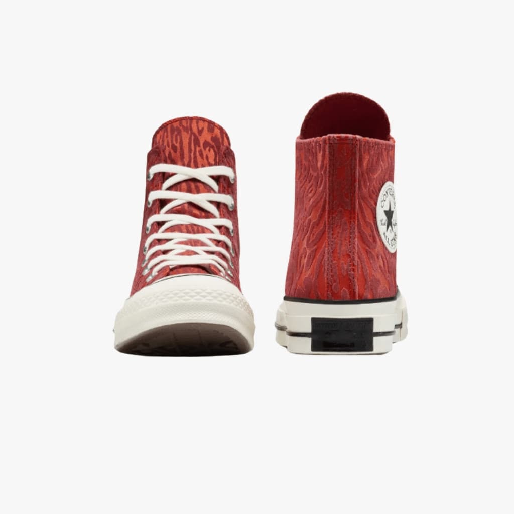 Sneakers Converse All Star Chuck 70 Satin Leopard Red - 4