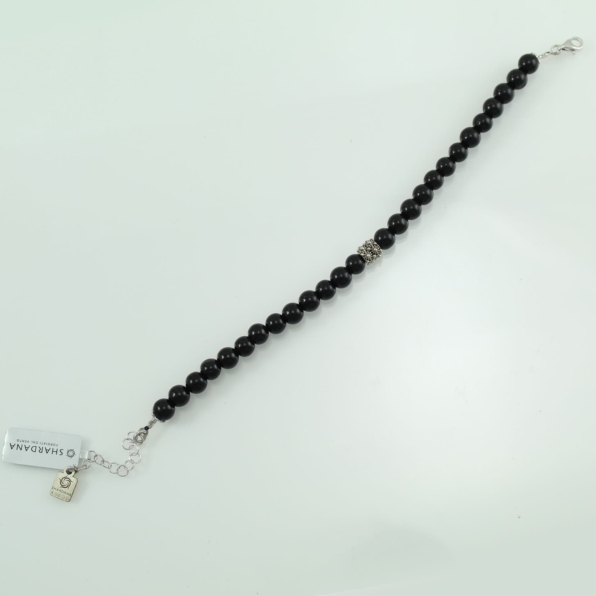 Bracciale Su Coccu Onice e Filigrana Argento 6mm - 4