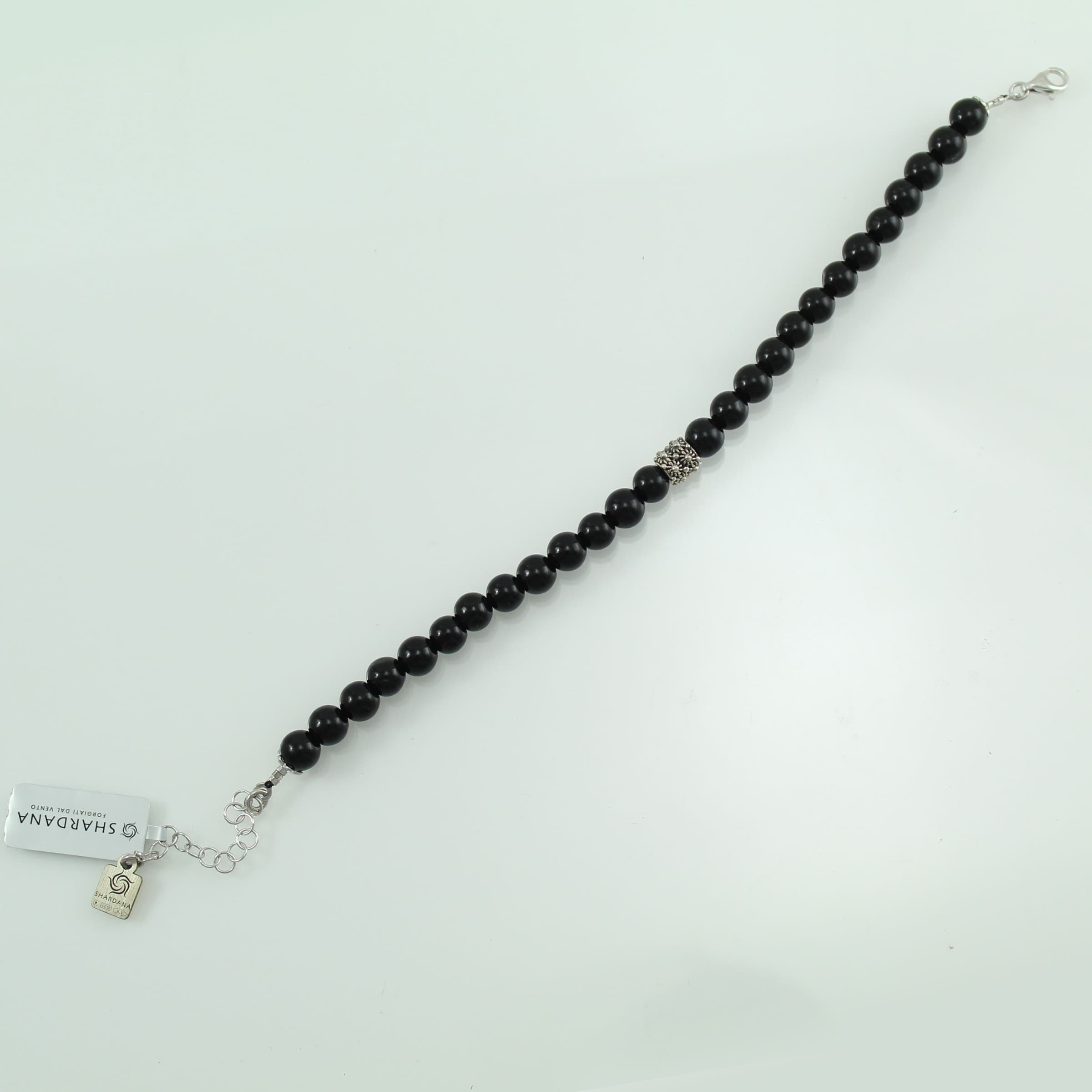 Bracciale Su Coccu Onice e Filigrana Argento 6mm - 4