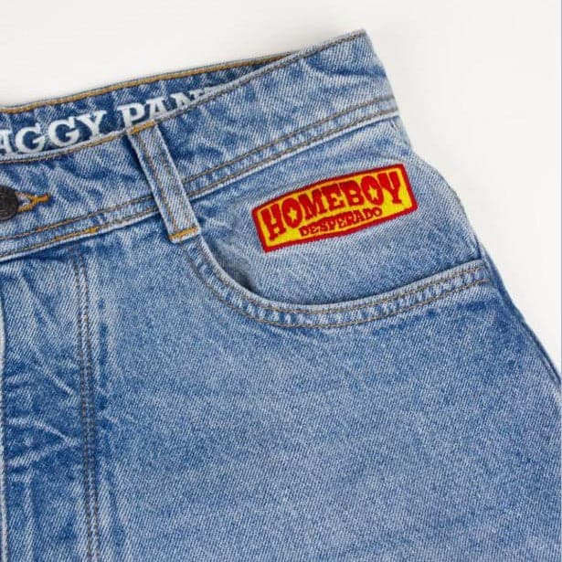 Pant  Homeboy Desperados Dnm Vntg Blue in Pantaloni Glad Store - Genova, commercioVirtuoso.it
