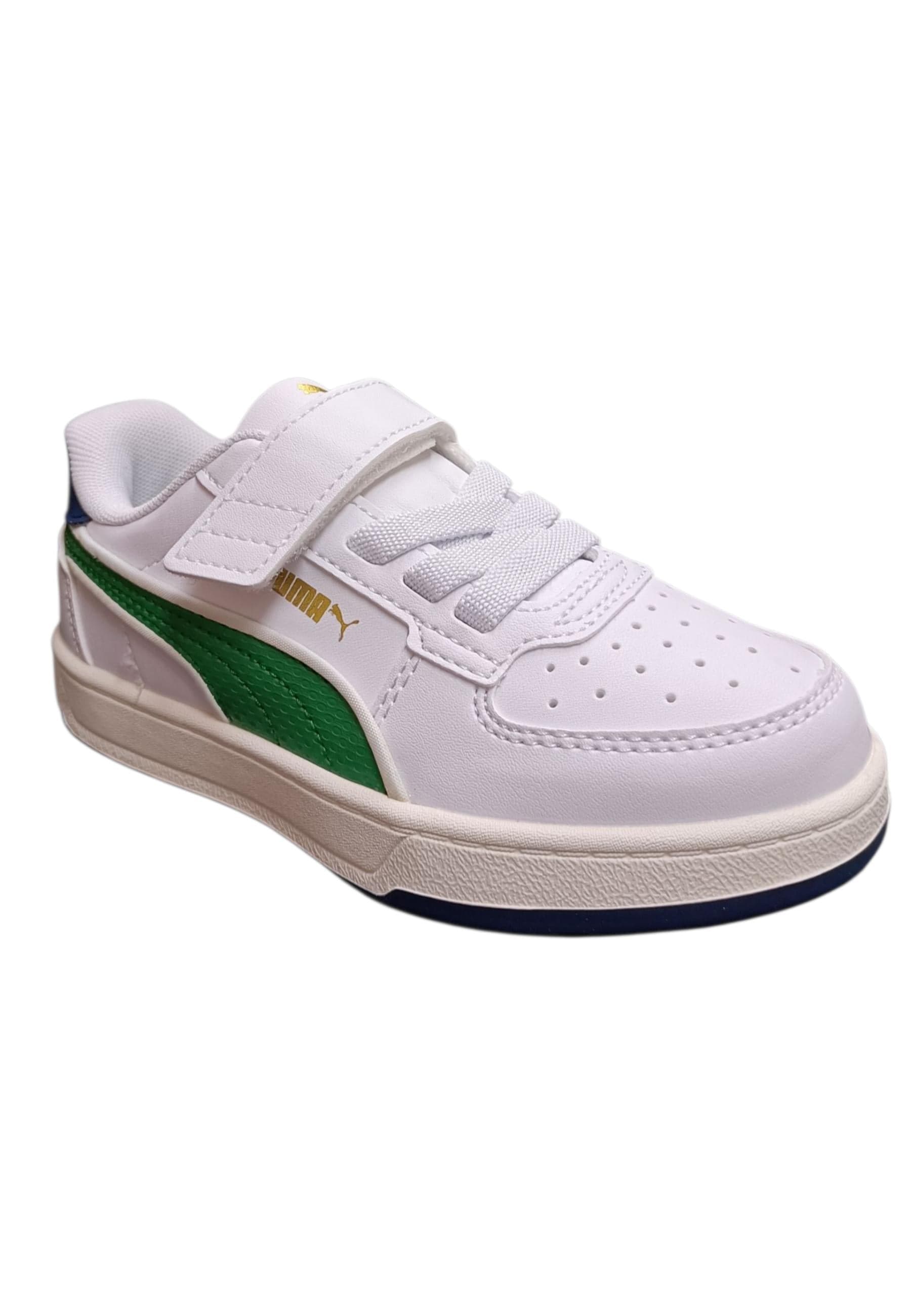 Puma Caven Sneakers Bambino Ragazzo Bianco Verdone - Scarpe Ginnastica Velcro in Sneaker casual Scarpetteria Gica - Trani, commercioVirtuoso.it
