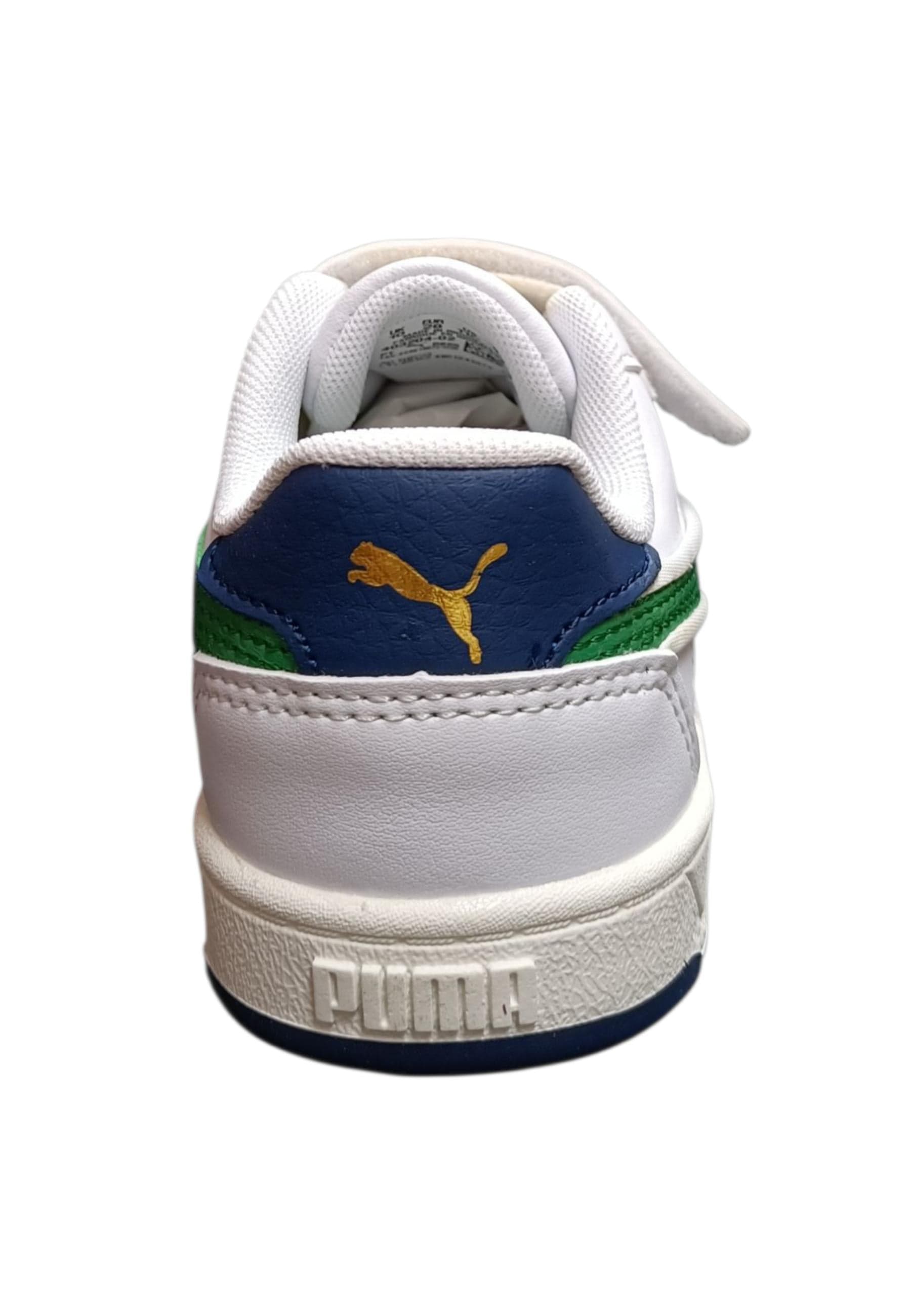 Puma Caven Sneakers Bambino Ragazzo Bianco Verdone - Scarpe Ginnastica Velcro in Sneaker casual Scarpetteria Gica - Trani, commercioVirtuoso.it