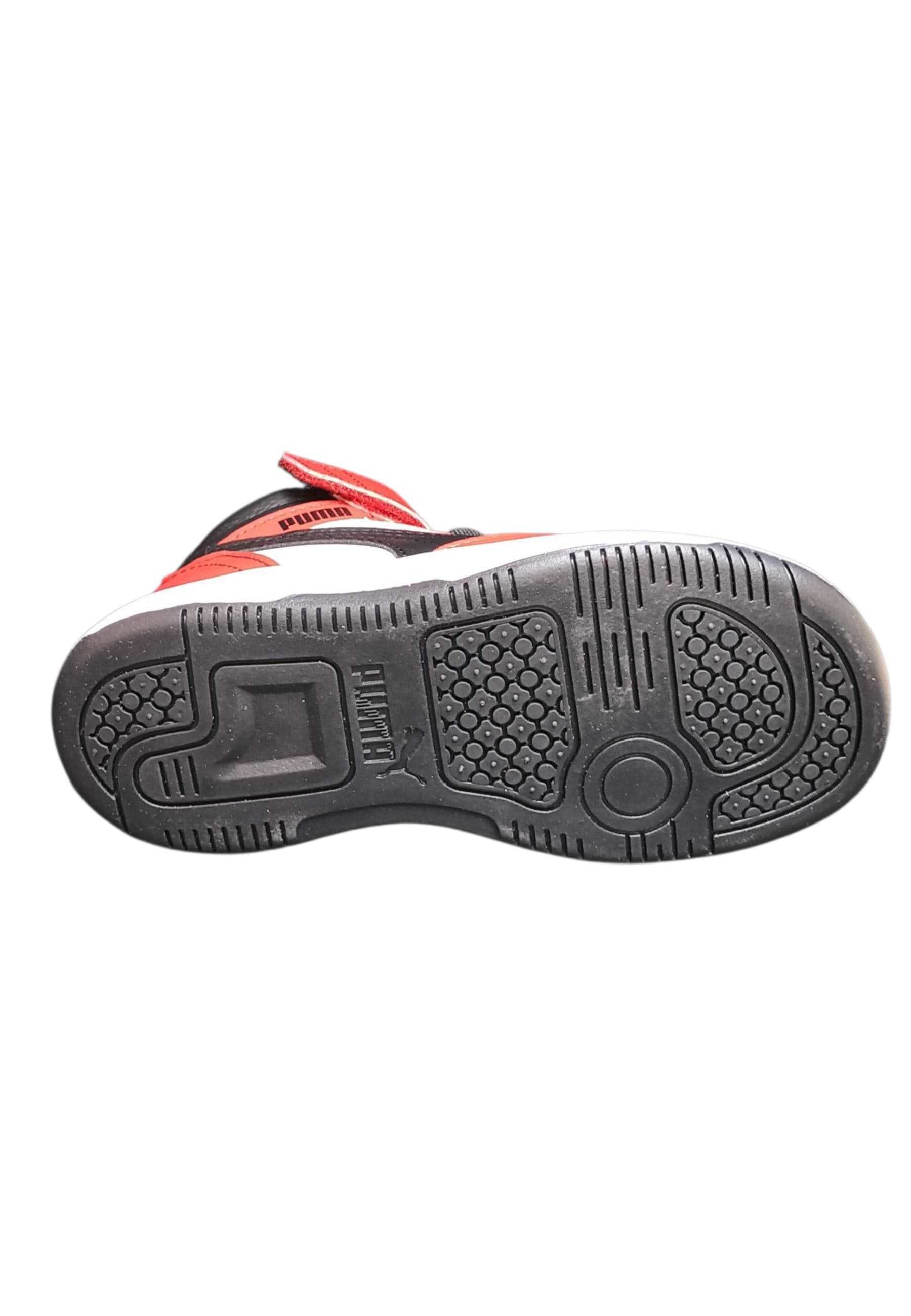 Puma Rebound Sneakers Bambino Ragazzo Bianco Rosso Nero - Scarpe Ginnastica Velcro in Sneaker casual Scarpetteria Gica - Trani, commercioVirtuoso.it