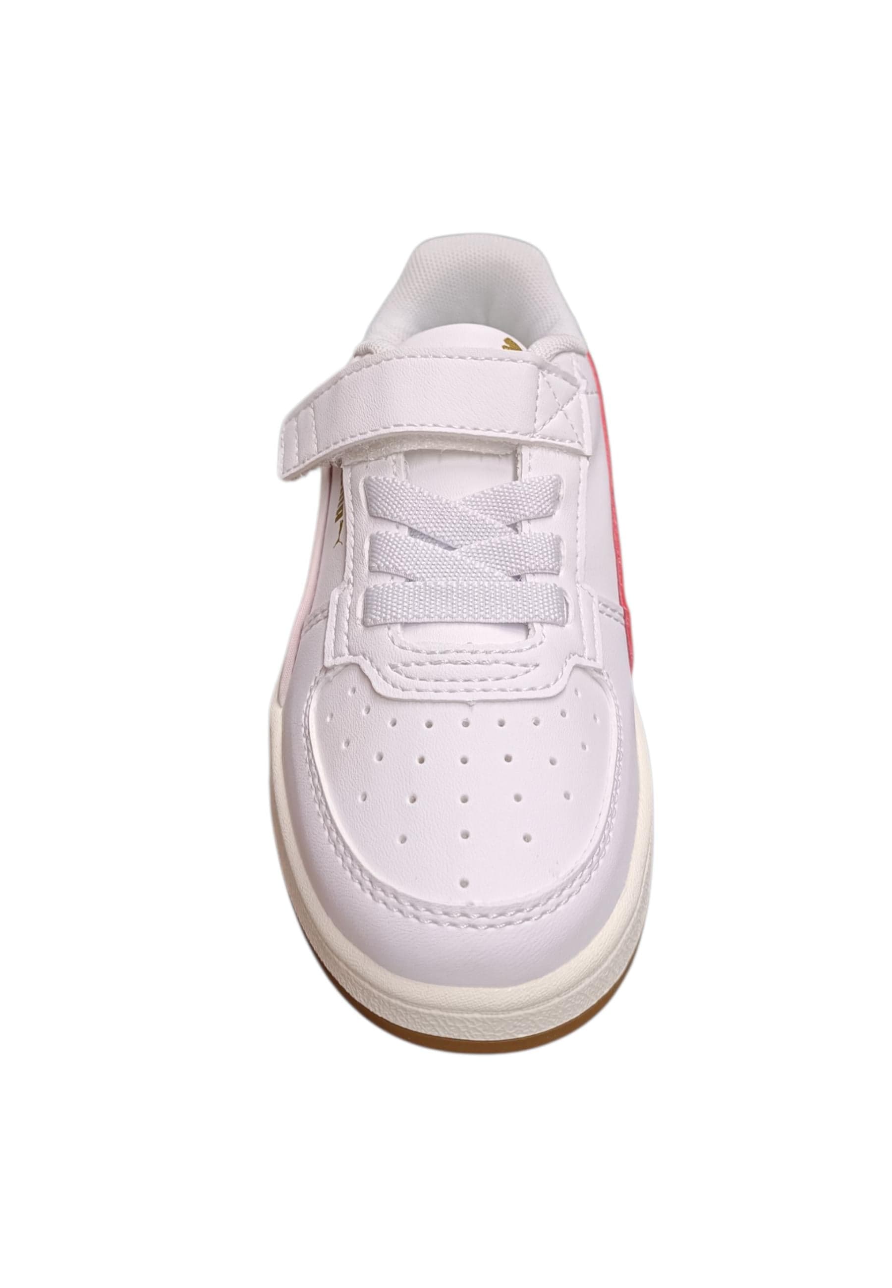 sarpe sneakers Bambini e ragazzi PUMA CAVEN  bianco-rosso-azzurro laccio elastico e velcro in Sneaker casual Scarpetteria Gica - Trani, commercioVirtuoso.it