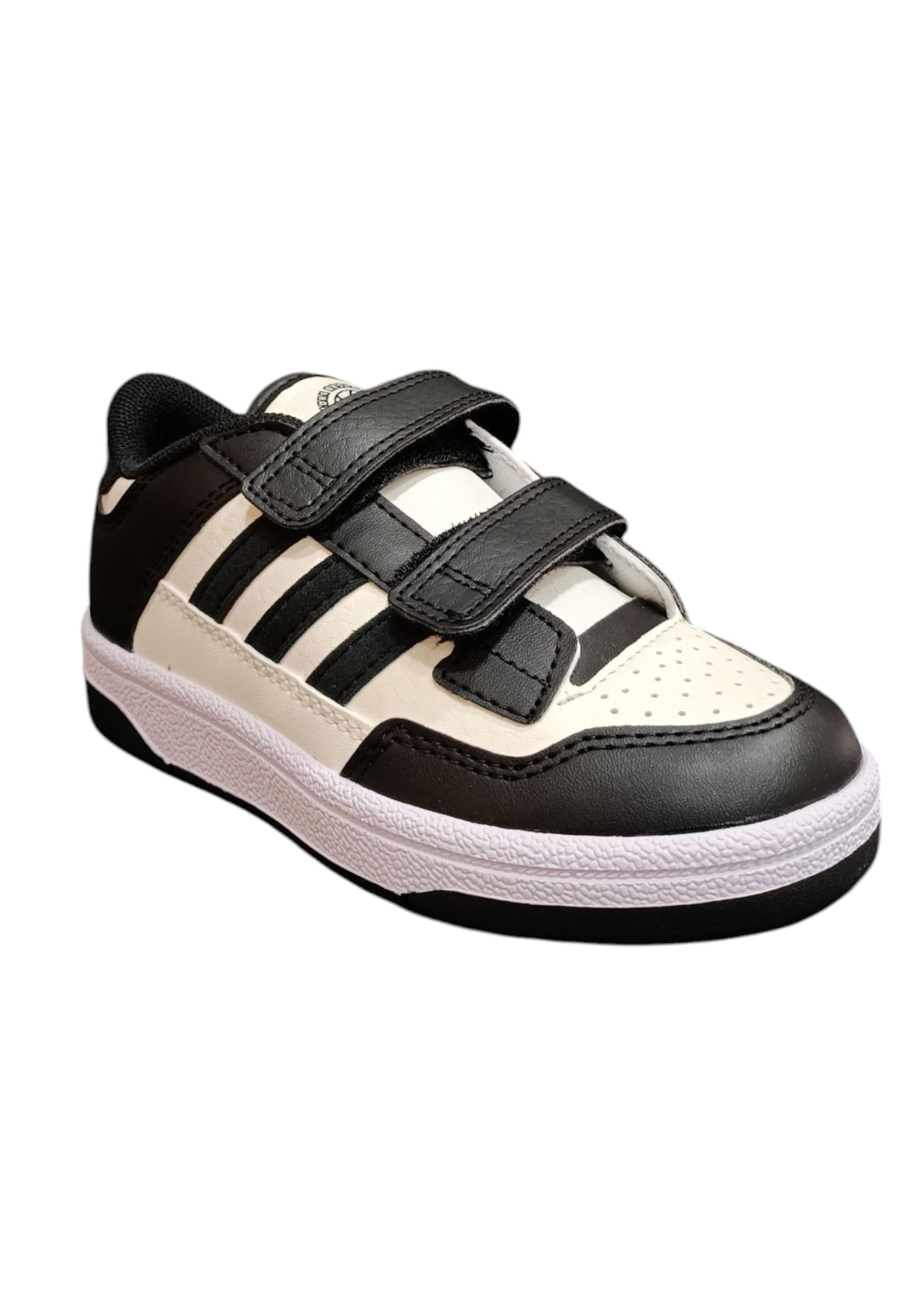 Adidas Papid Court Sneakers Bambino Ragazzo Bianco Nero - Scarpe Ginnastica Velcro in Sneaker casual Scarpetteria Gica - Trani, commercioVirtuoso.it