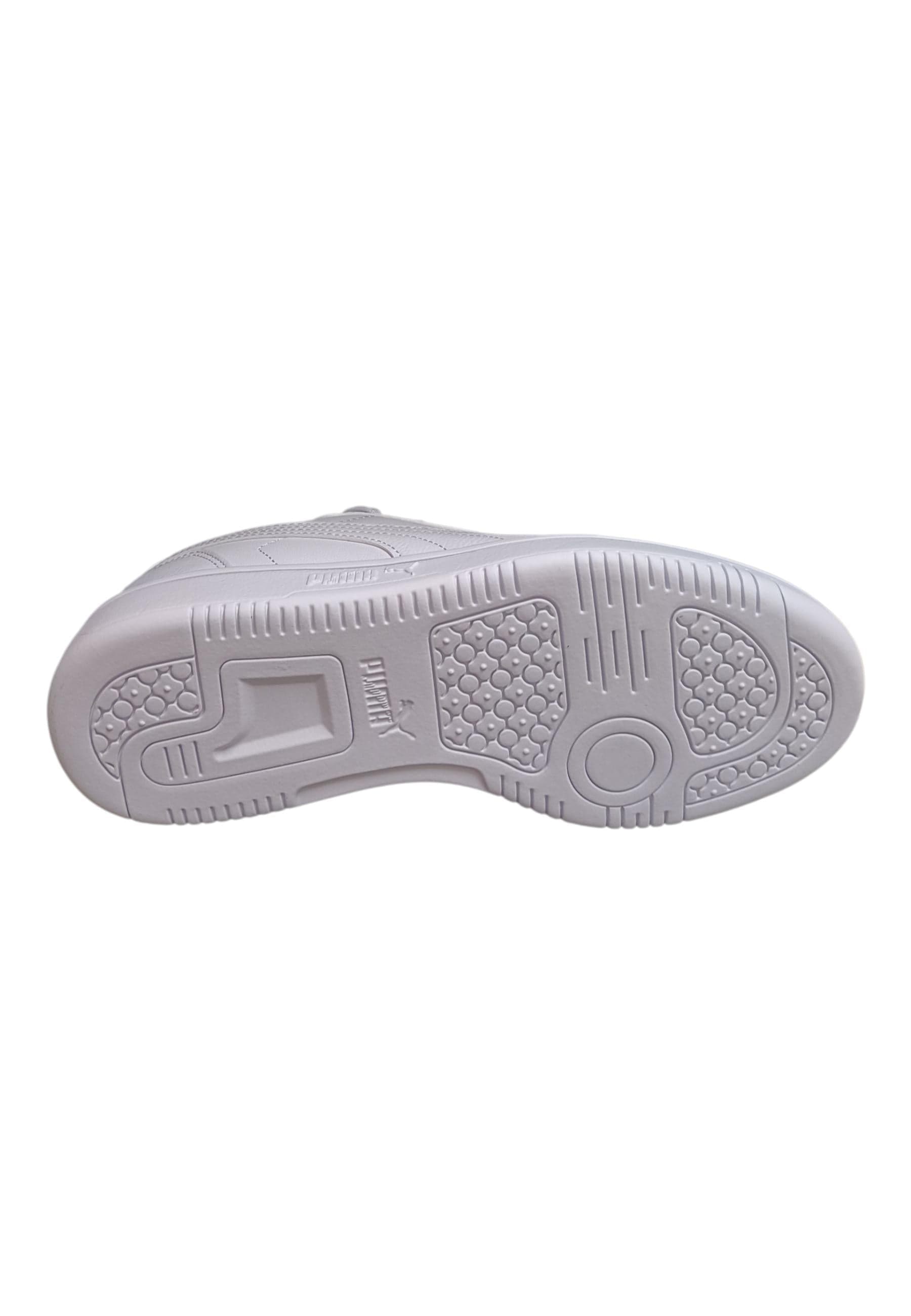 Puma Rebound Sneakers Bambino Ragazzo Bianco - Scarpe Ginnastica Lacci - 5