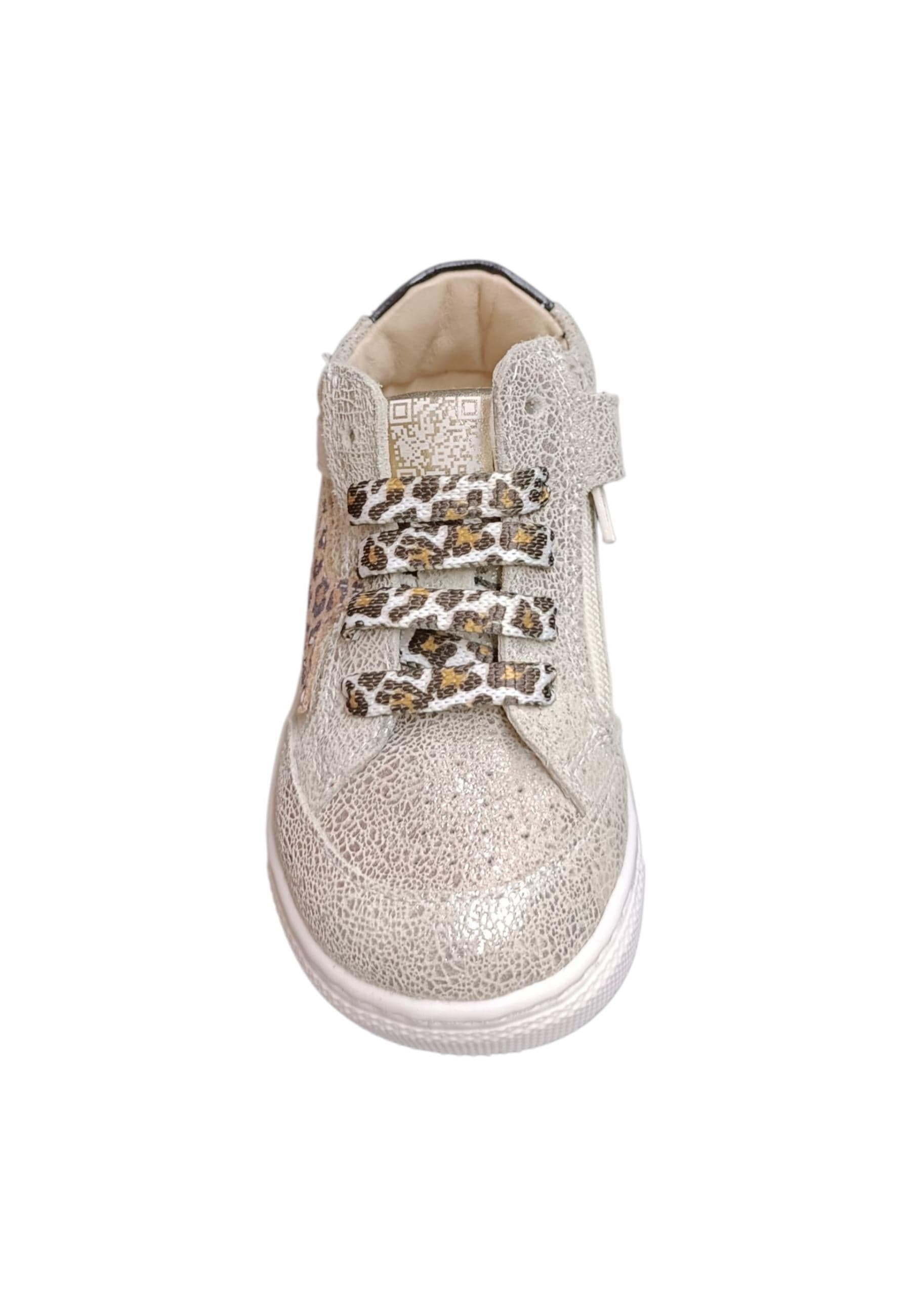 Ciao Star Baby Sneakers Primi Passi Bimba Platino Nero - Scarpe Pelle Zip in Ballerine Scarpetteria Gica - Trani, commercioVirtuoso.it