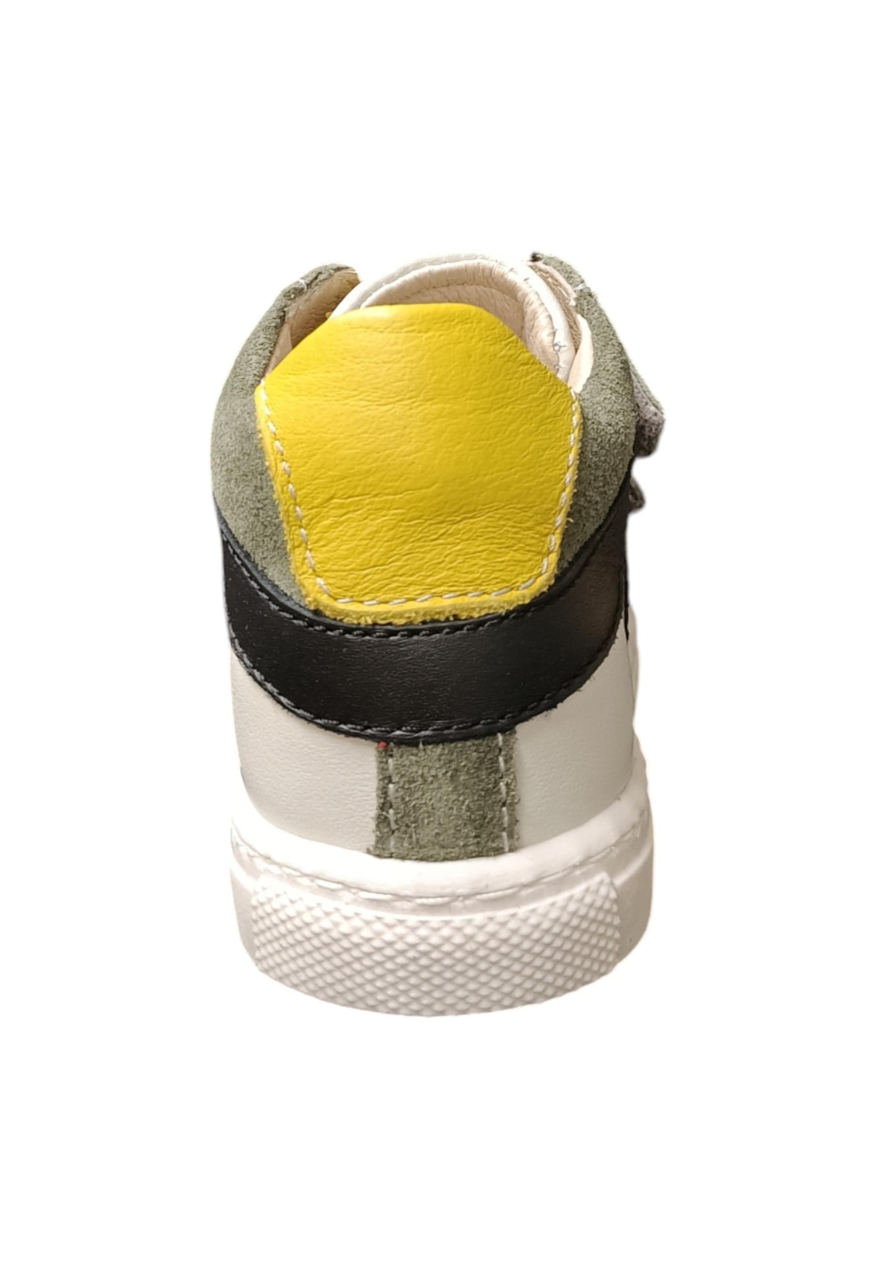 Ciao Star Baby Sneakers Primi Passi Bimbo Bianco Verdone Nero - Scarpe Pelle Velcro in Ballerine Scarpetteria Gica - Trani, commercioVirtuoso.it