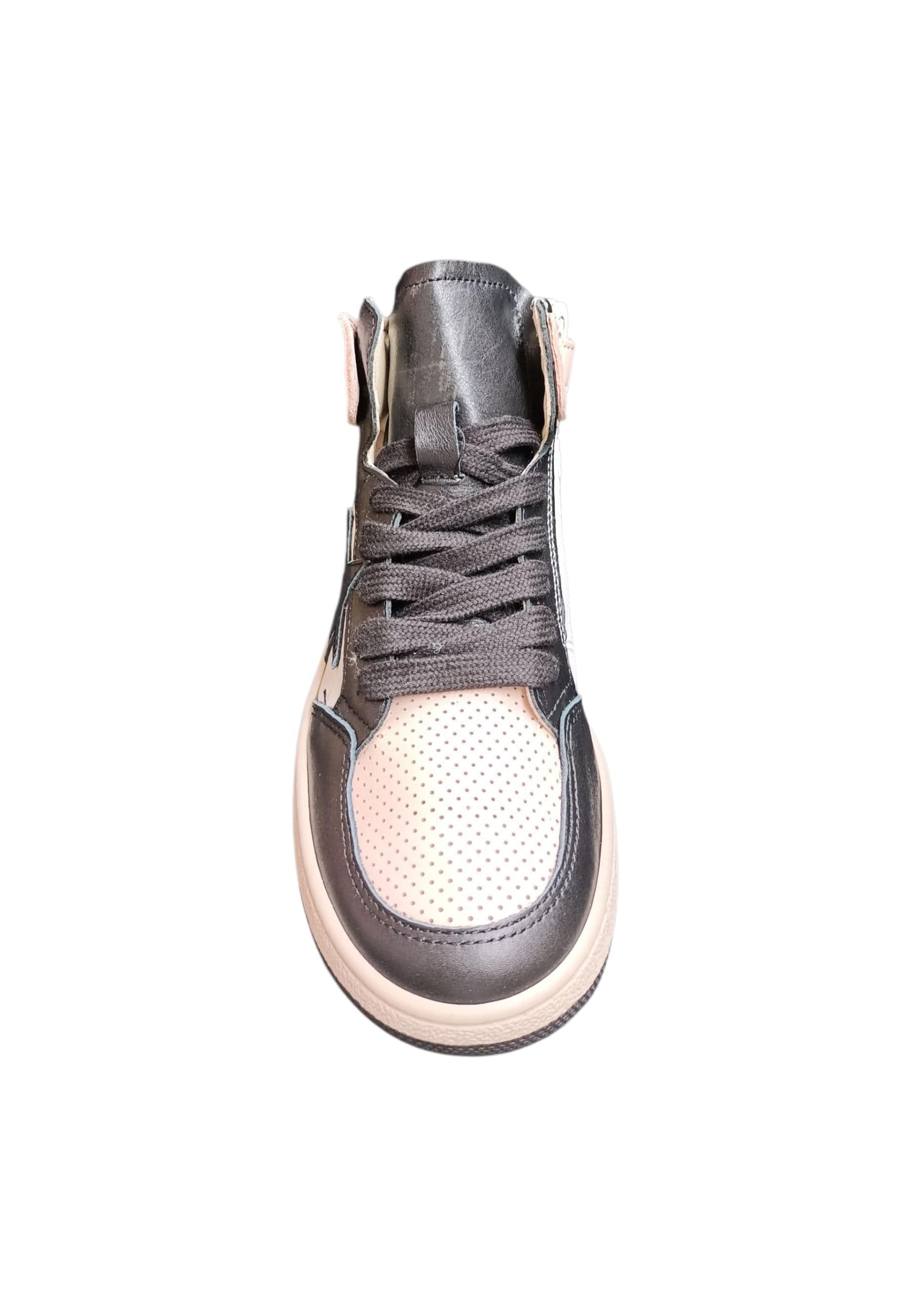 Ciao Junior Snk Sneakers Bambina Ragazza Bianco Nero Rosa - Scarpe Pelle Zip in Ballerine Scarpetteria Gica - Trani, commercioVirtuoso.it