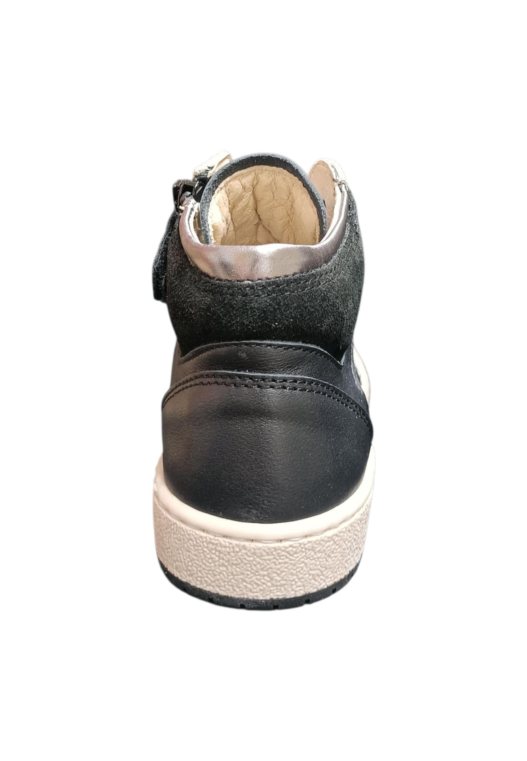 Ciao Junior Snk Sneakers Glitter Bambina Ragazza Bianco Nero Argento - Scarpe Pelle Zip in Ballerine Scarpetteria Gica - Trani, commercioVirtuoso.it