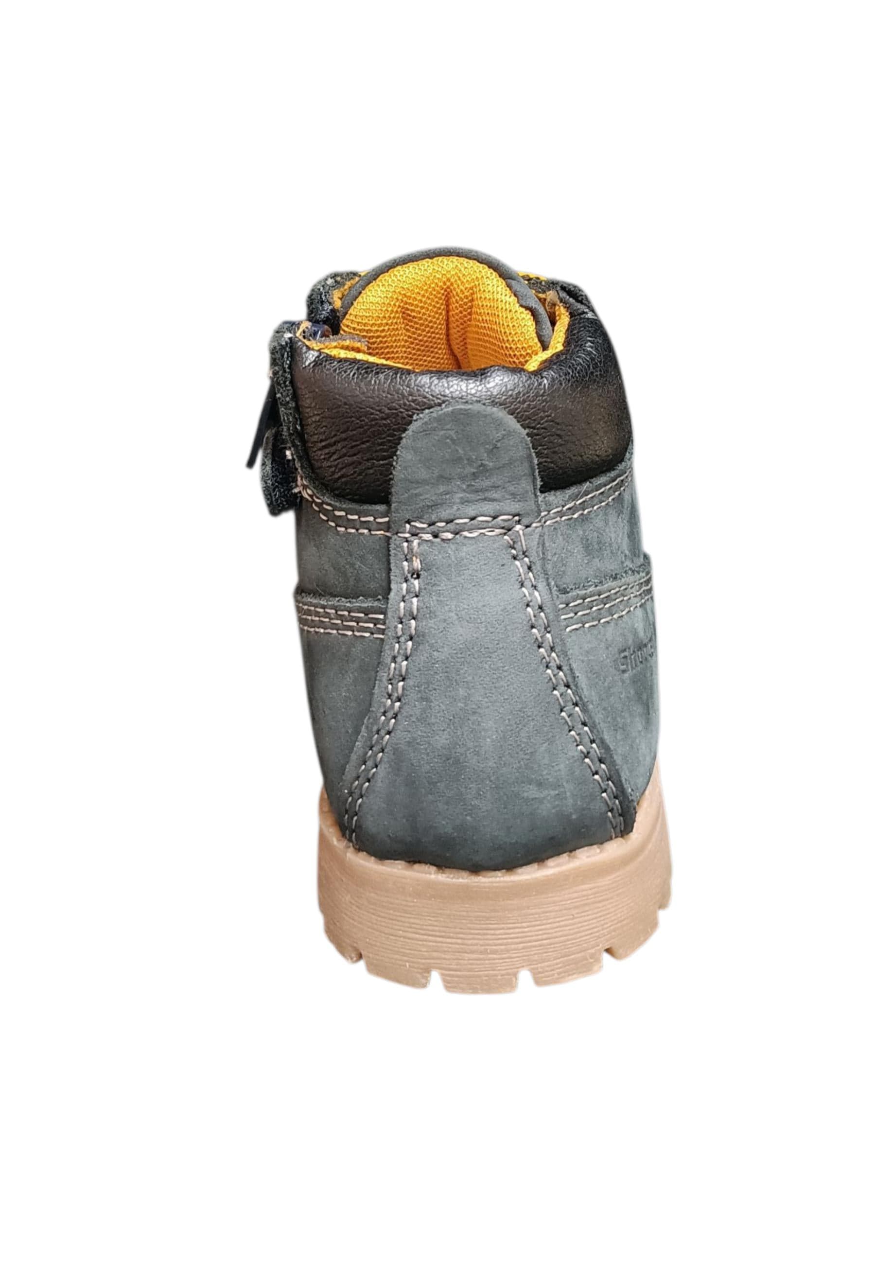 Boscaiolo bambino Shooterino Basic blue camel pelle lacci casual style in Ballerine Scarpetteria Gica - Trani, commercioVirtuoso.it