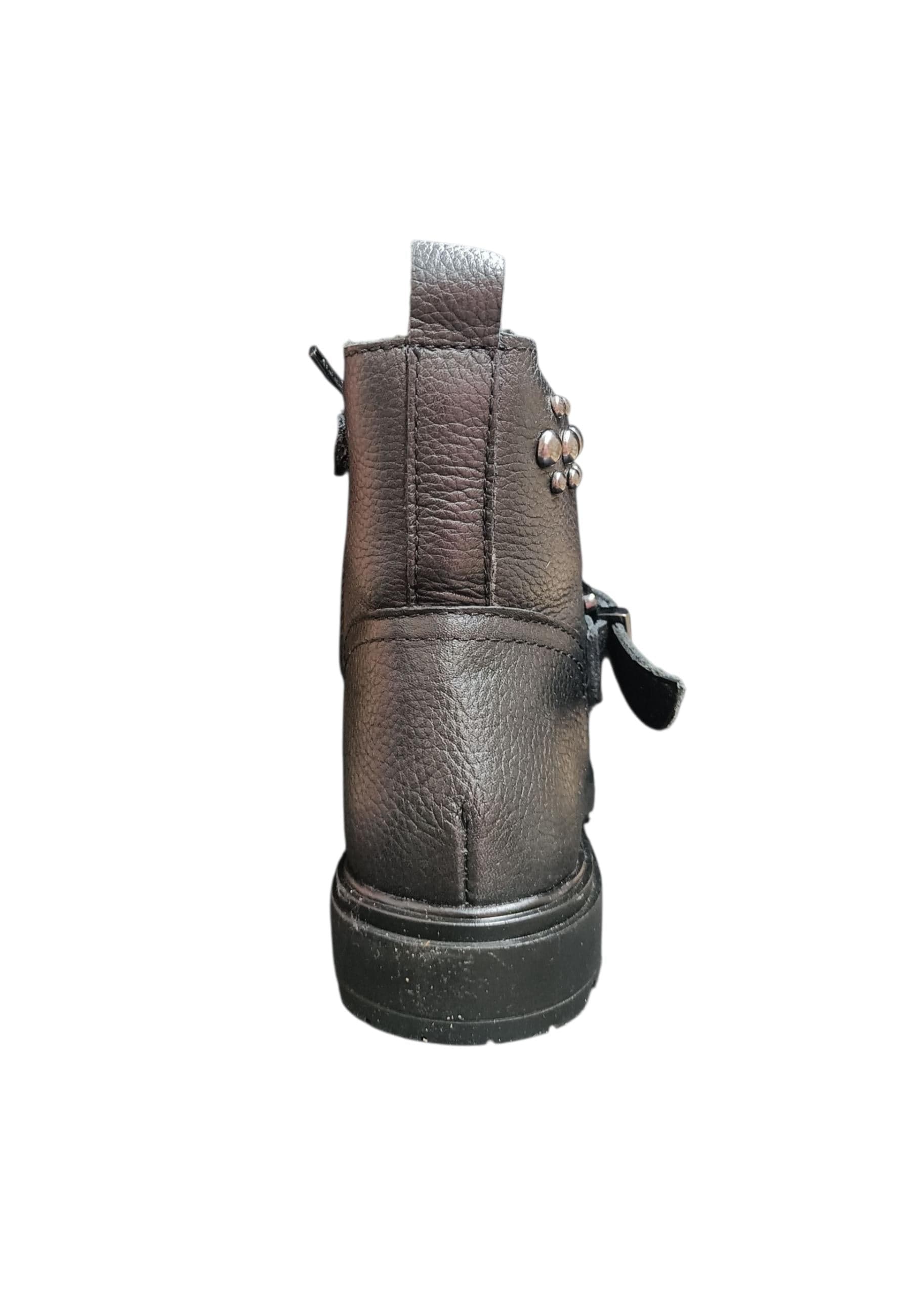 Stivaletti bambina Shooterino Shoort nero pelle - Stile urban con zip laterale in Ballerine Scarpetteria Gica - Trani, commercioVirtuoso.it