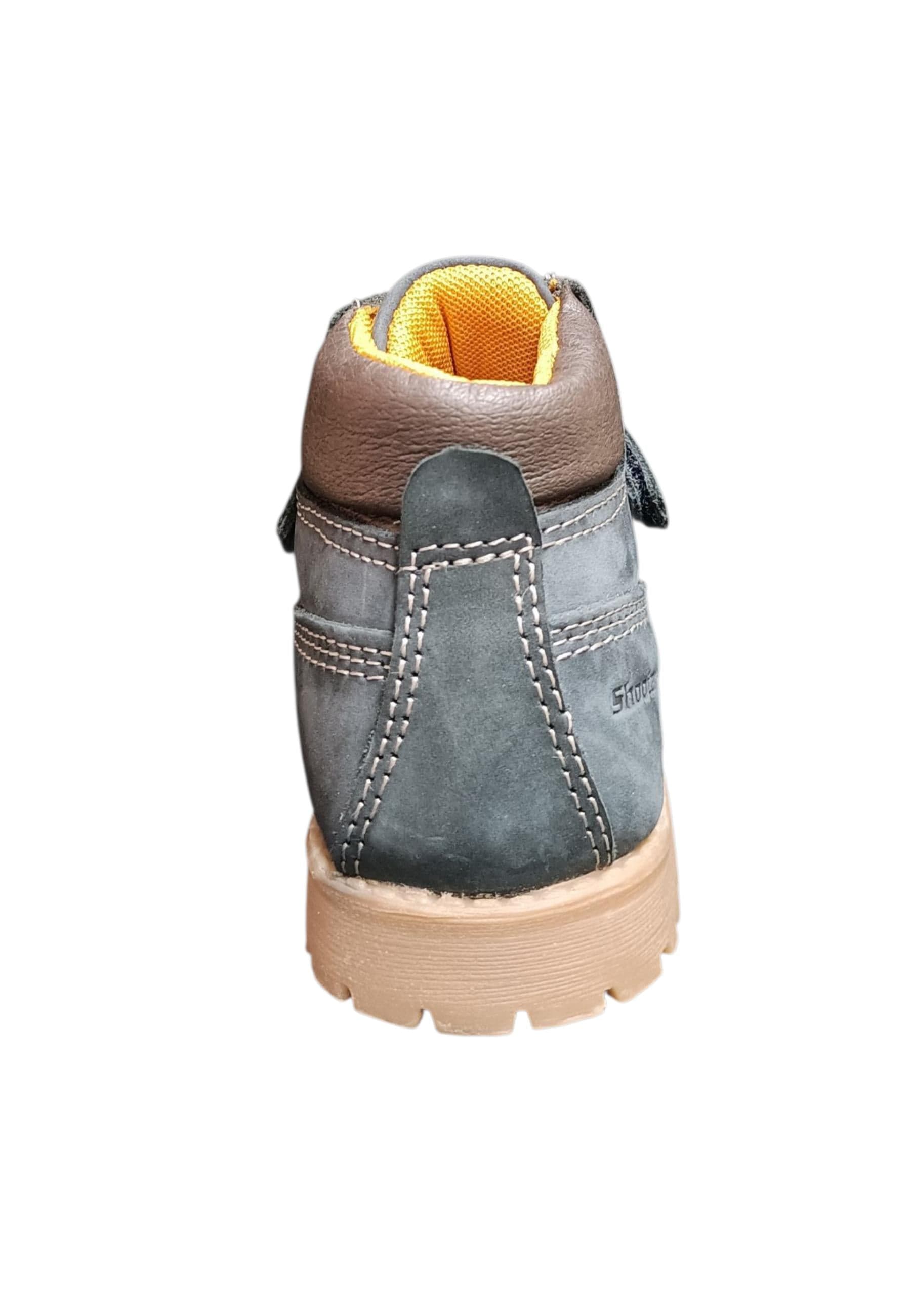 Boscaiolo bambino Shooterino Basic blue camel pelle velcro casual style in Ballerine Scarpetteria Gica - Trani, commercioVirtuoso.it