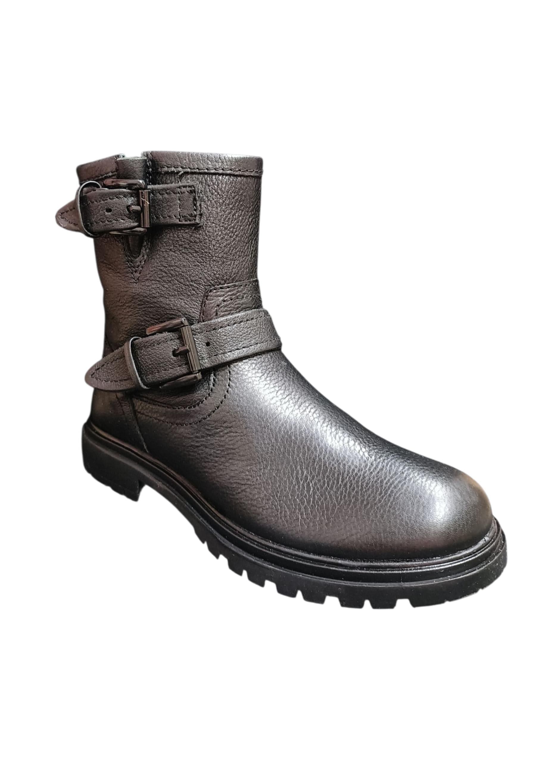 Stivaletti bambina Shooterino Shoort nero pelle - Stile urban con zip laterale in Ballerine Scarpetteria Gica - Trani, commercioVirtuoso.it