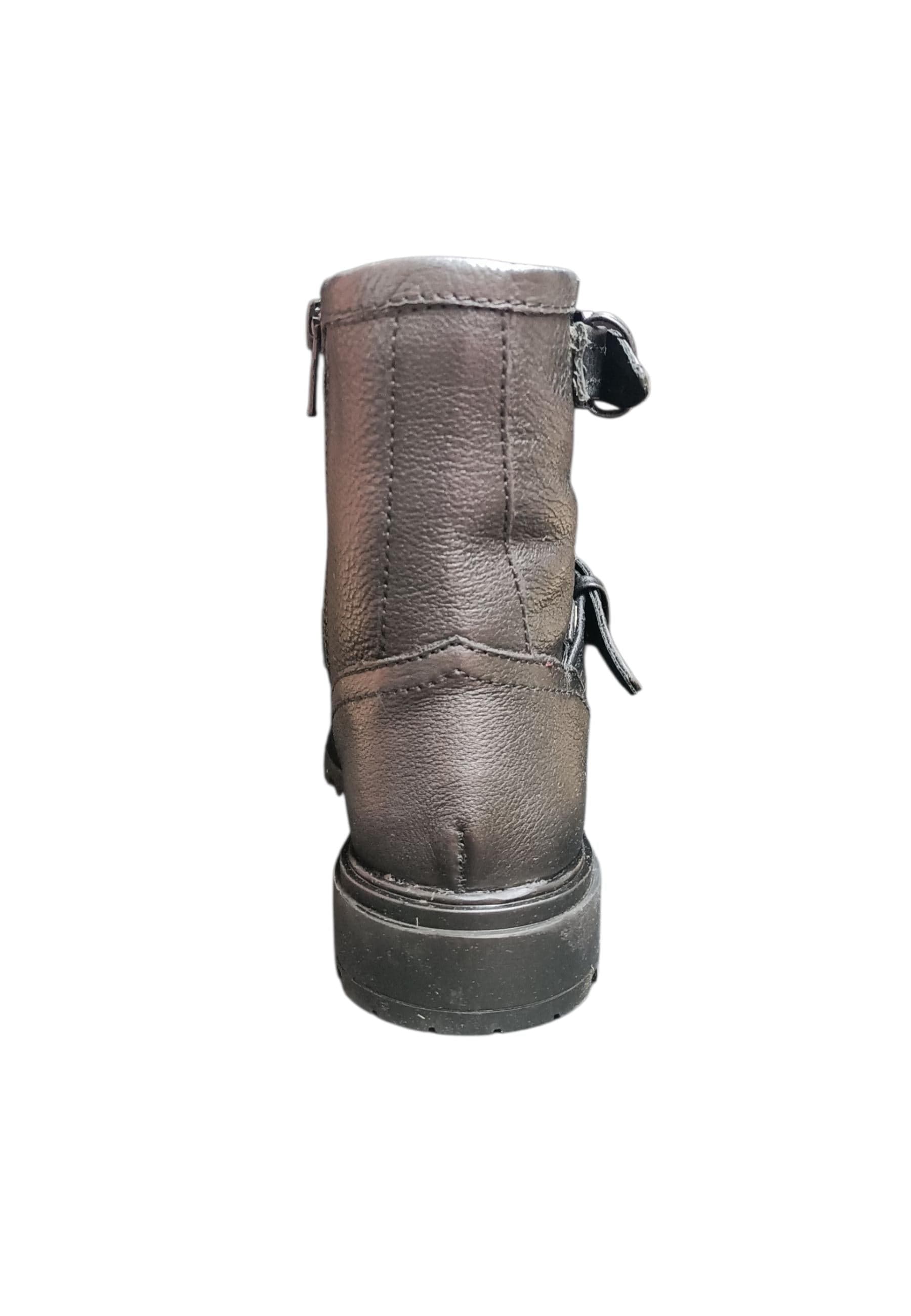 Stivaletti bambina Shooterino Shoort nero pelle - Stile urban con zip laterale in Ballerine Scarpetteria Gica - Trani, commercioVirtuoso.it