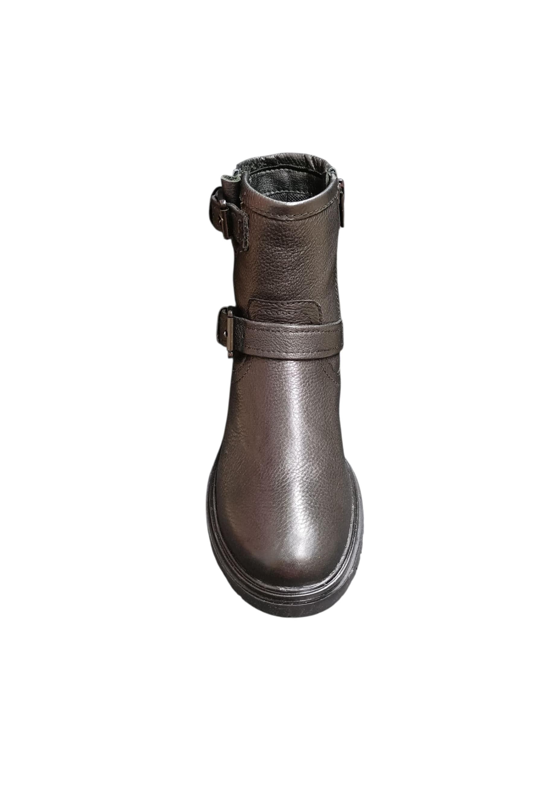 Stivaletti bambina Shooterino Shoort nero pelle - Stile urban con zip laterale in Ballerine Scarpetteria Gica - Trani, commercioVirtuoso.it
