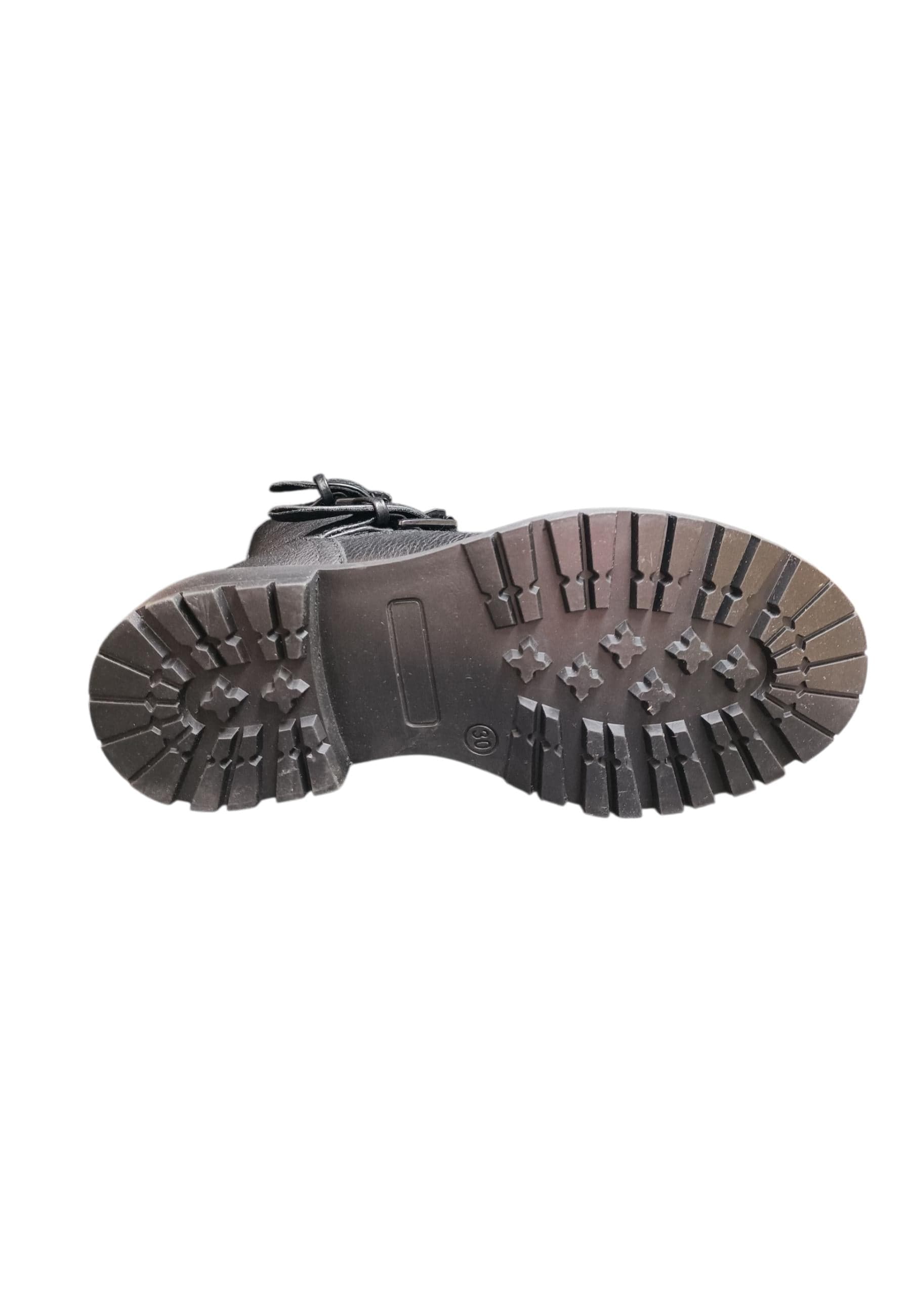 Stivaletti bambina Shooterino Shoort nero pelle - Stile urban con zip laterale - 5