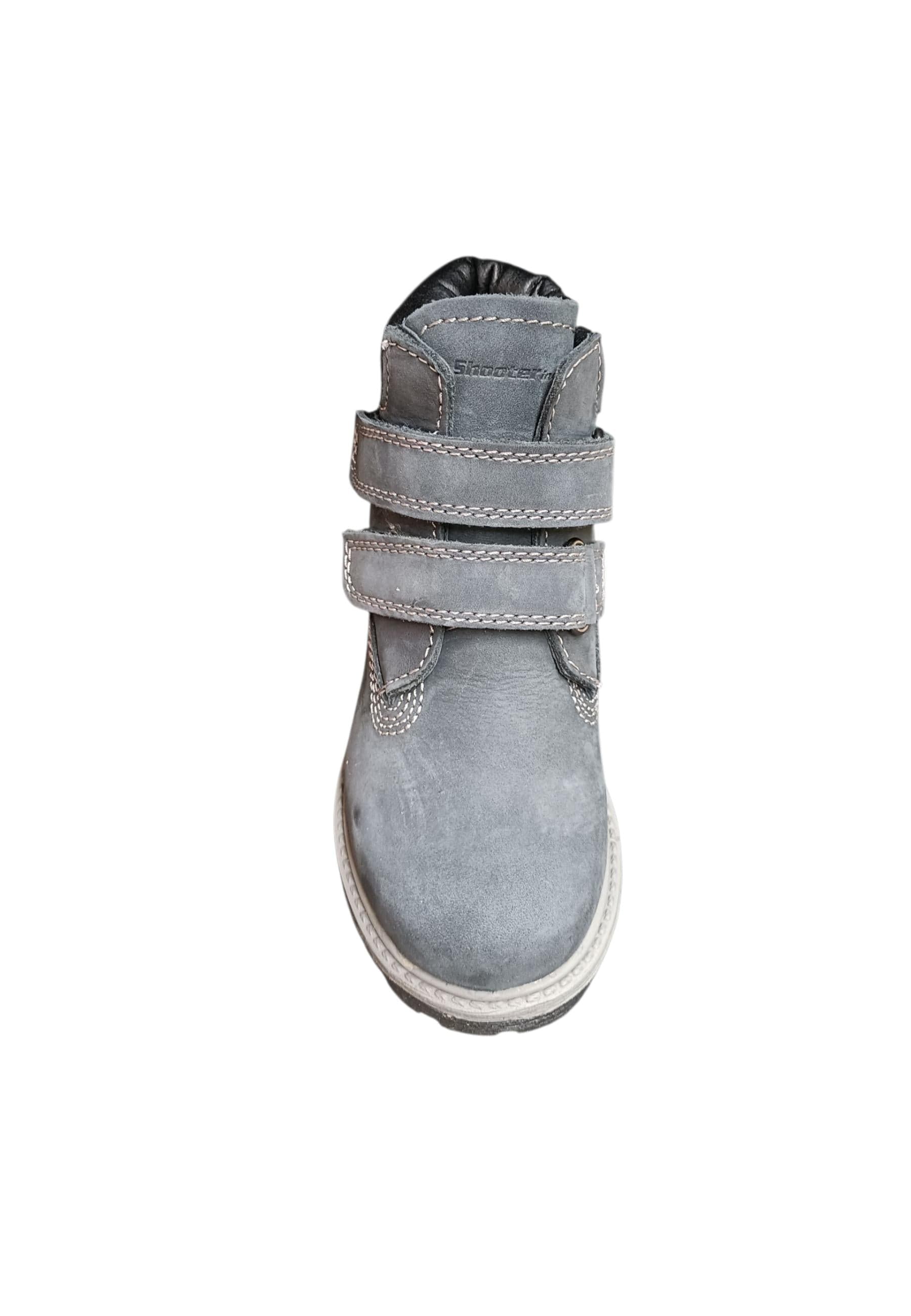 Boscaiolo bambino Shooterino Basic blue nero pelle velcro casual style in Ballerine Scarpetteria Gica - Trani, commercioVirtuoso.it
