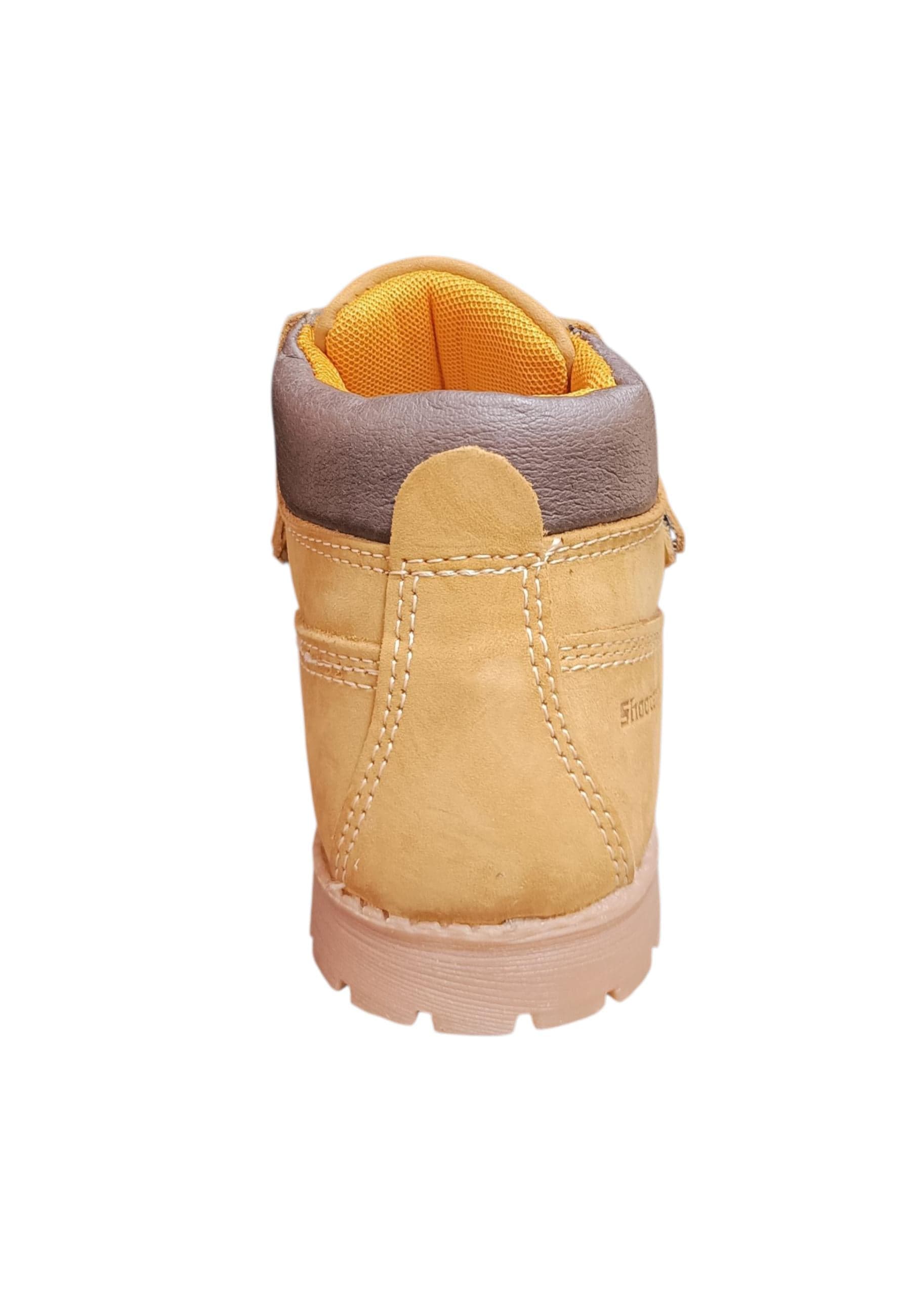 Boscaiolo bambino Shooterino Basic camel marrone pelle velcro casual style in Ballerine Scarpetteria Gica - Trani, commercioVirtuoso.it