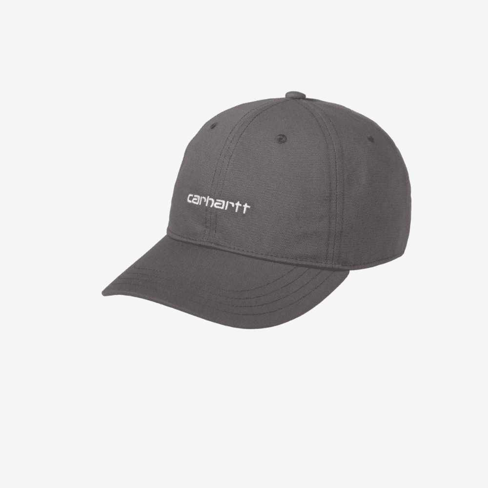 Cap Carhartt Canvas Script Porphyry Wht - 4
