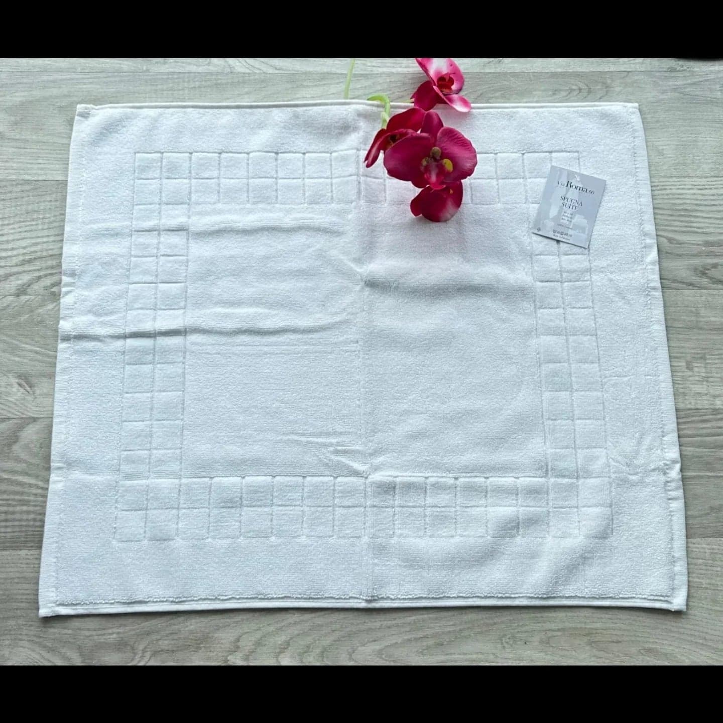 Tappeto Bagno Box Via Roma 60 – Spugna di Cotone Extra Soffice 50x70 cm - 4