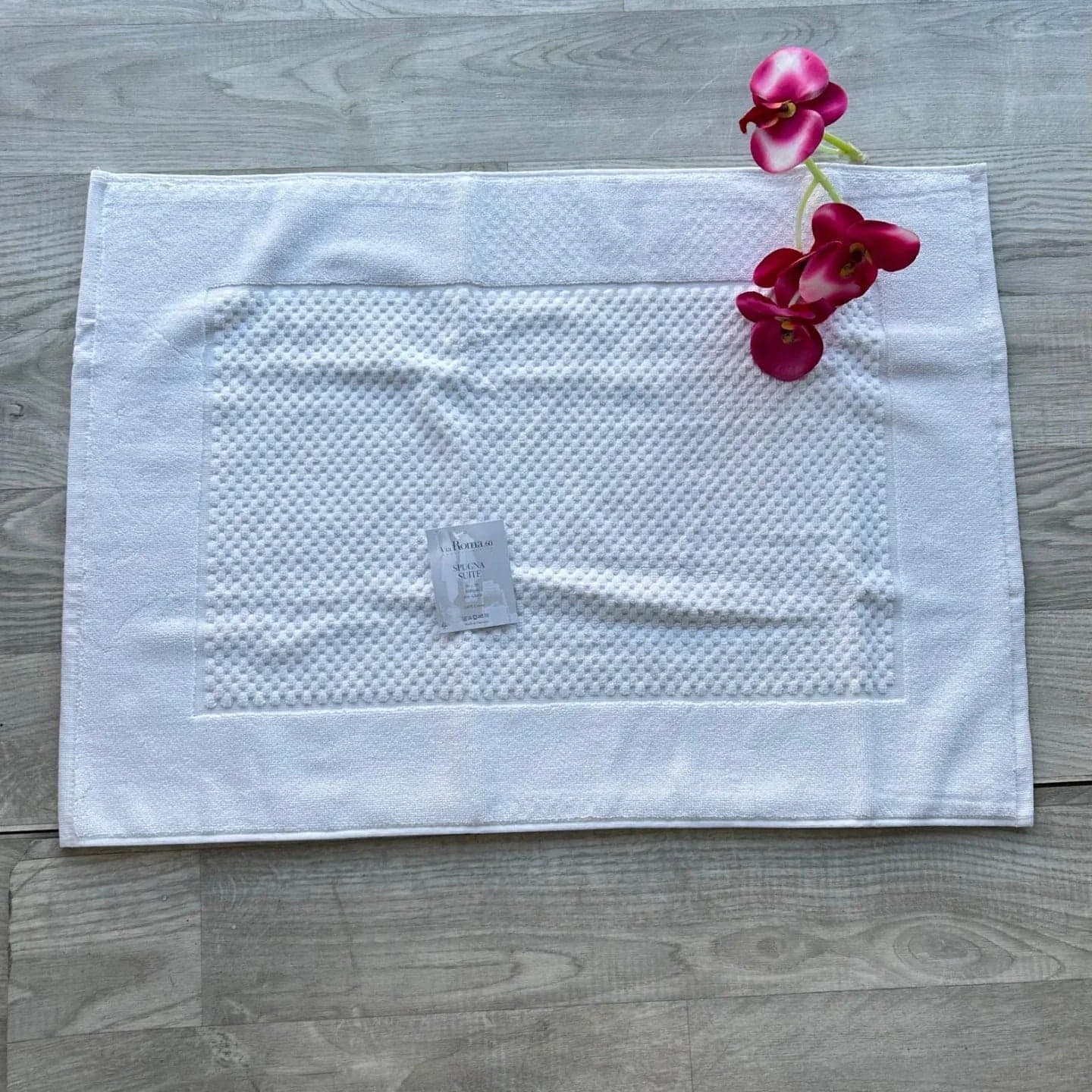 Tappeto Bagno Check Via Roma 60 – Spugna di Cotone Extra Soffice 50x70 cm - 2
