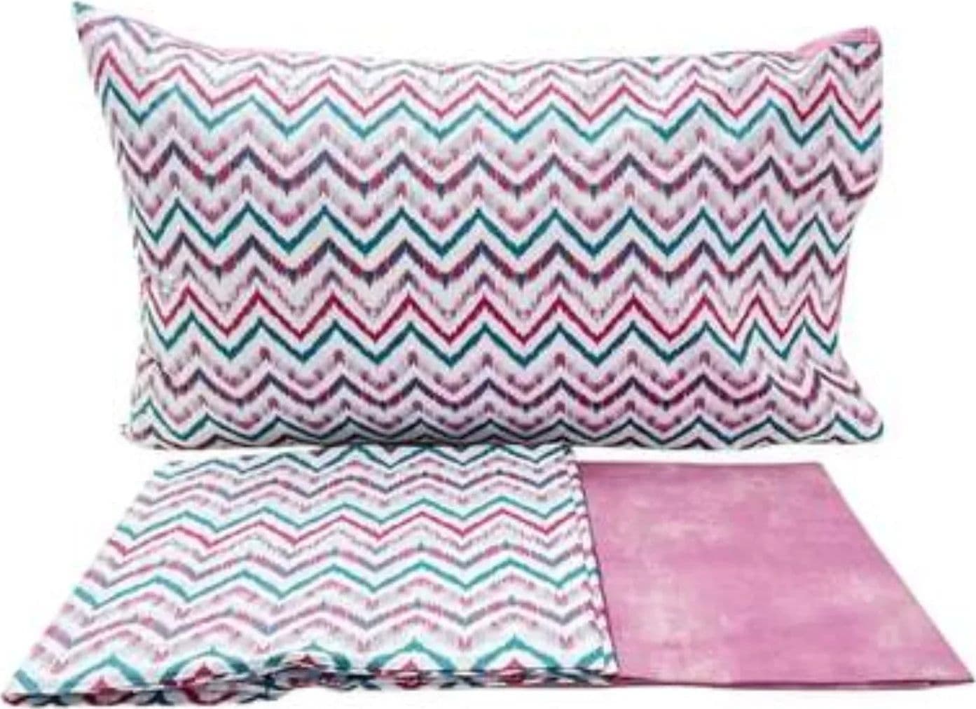 Completo Lenzuola Casa Giulia Chevron Singolo Percalle di Cotone - 3