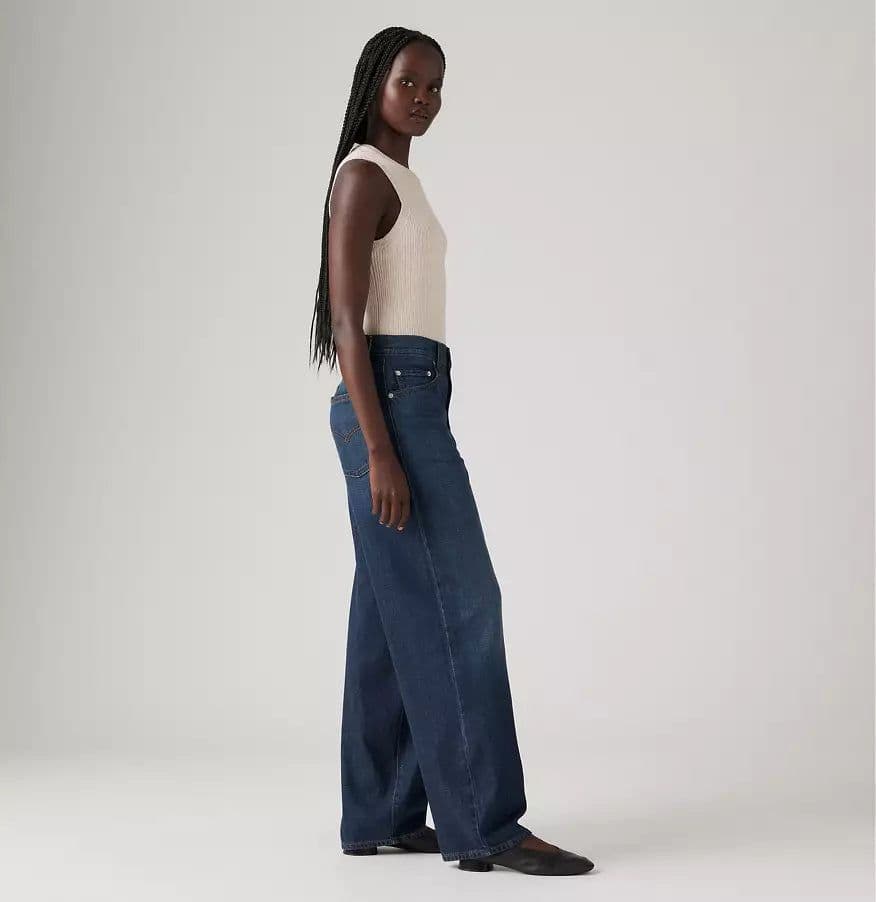 Levi's Jeans donna baggy modello dad A34940059 in Jeans Broadway Red - Barletta, commercioVirtuoso.it