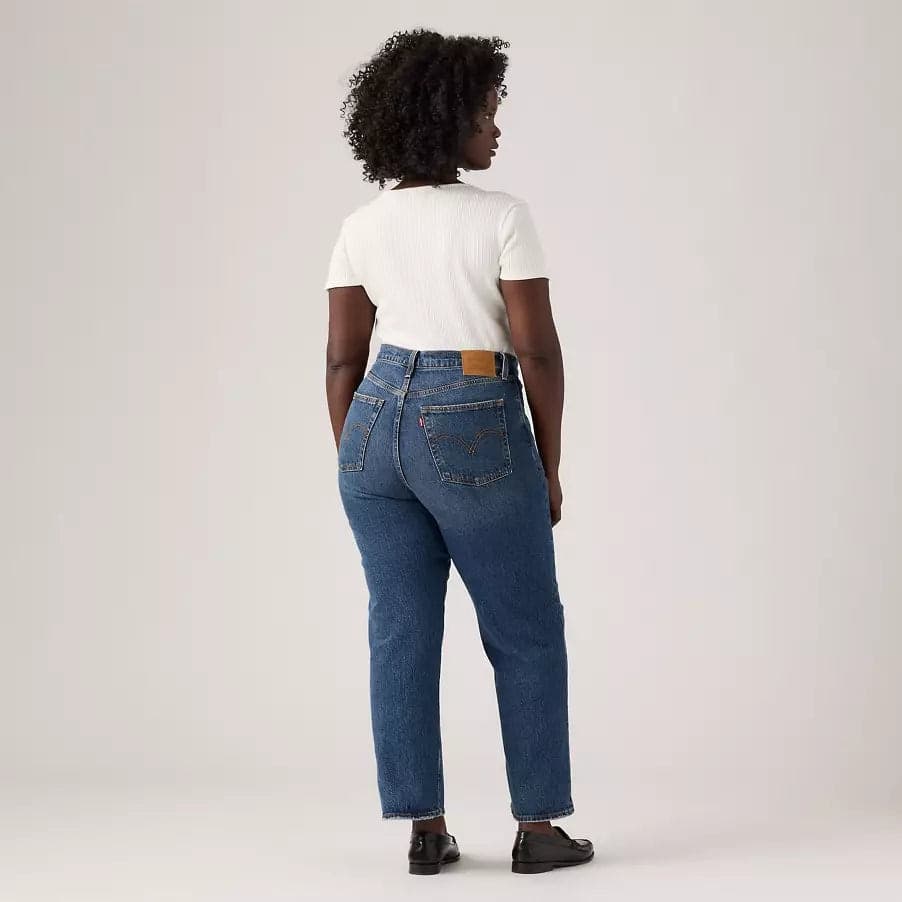 Levi's Jeans donna Ribcage Straight Alla Caviglia in Jeans Broadway Red - Barletta, commercioVirtuoso.it