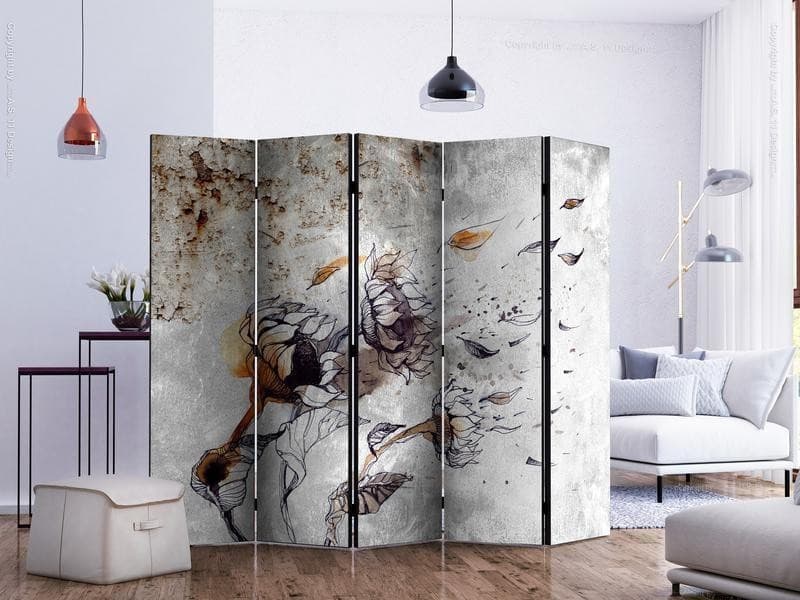 Paravento  Recall sunflowers II [Room Dividers] - 3