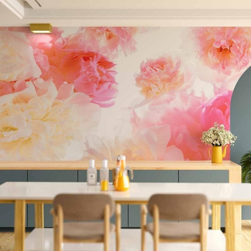 Fotomurale  Pastel peonies - 14