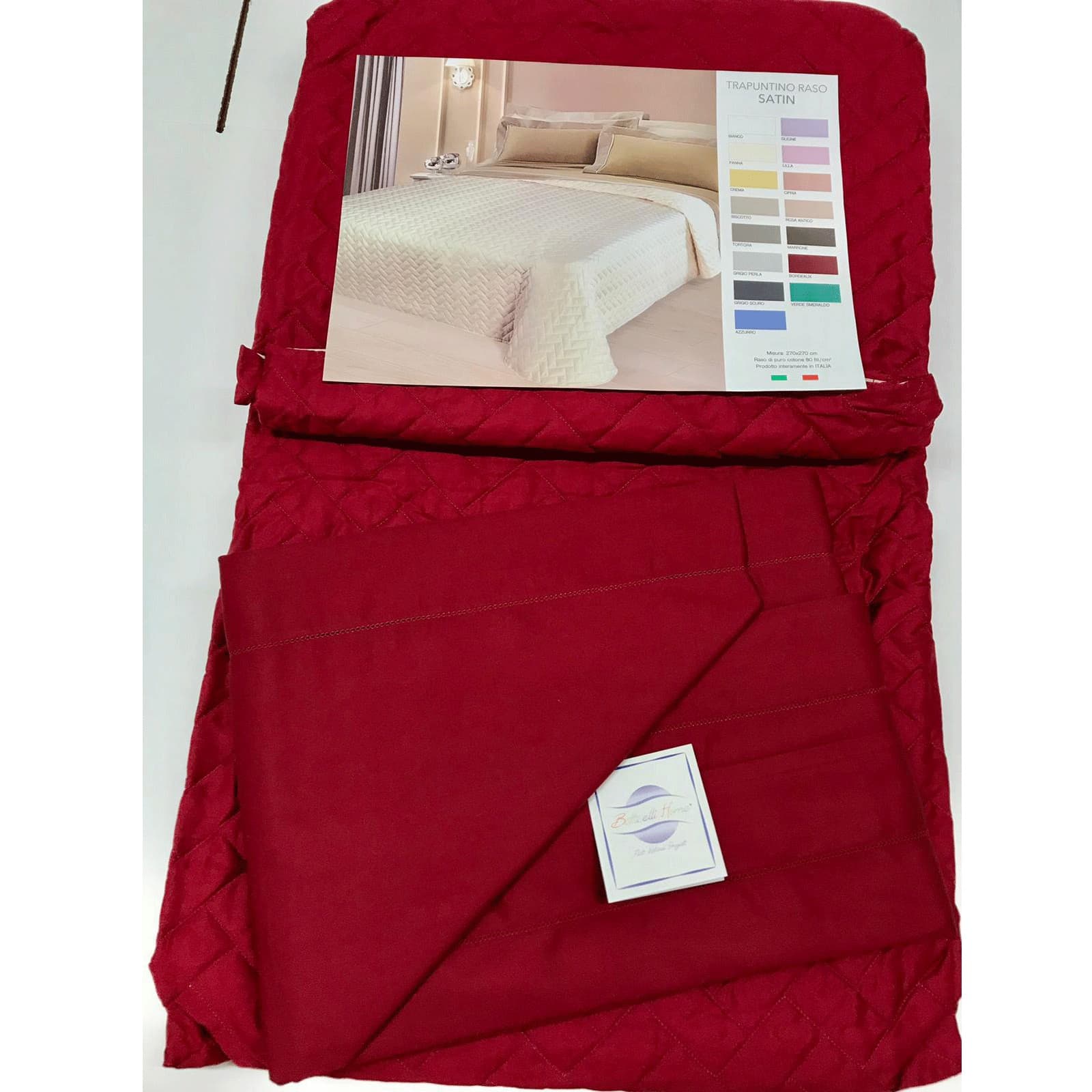 Completo Lenzuola Matrimoniale Botticelli Home Satin in Raso di Cotone - 12